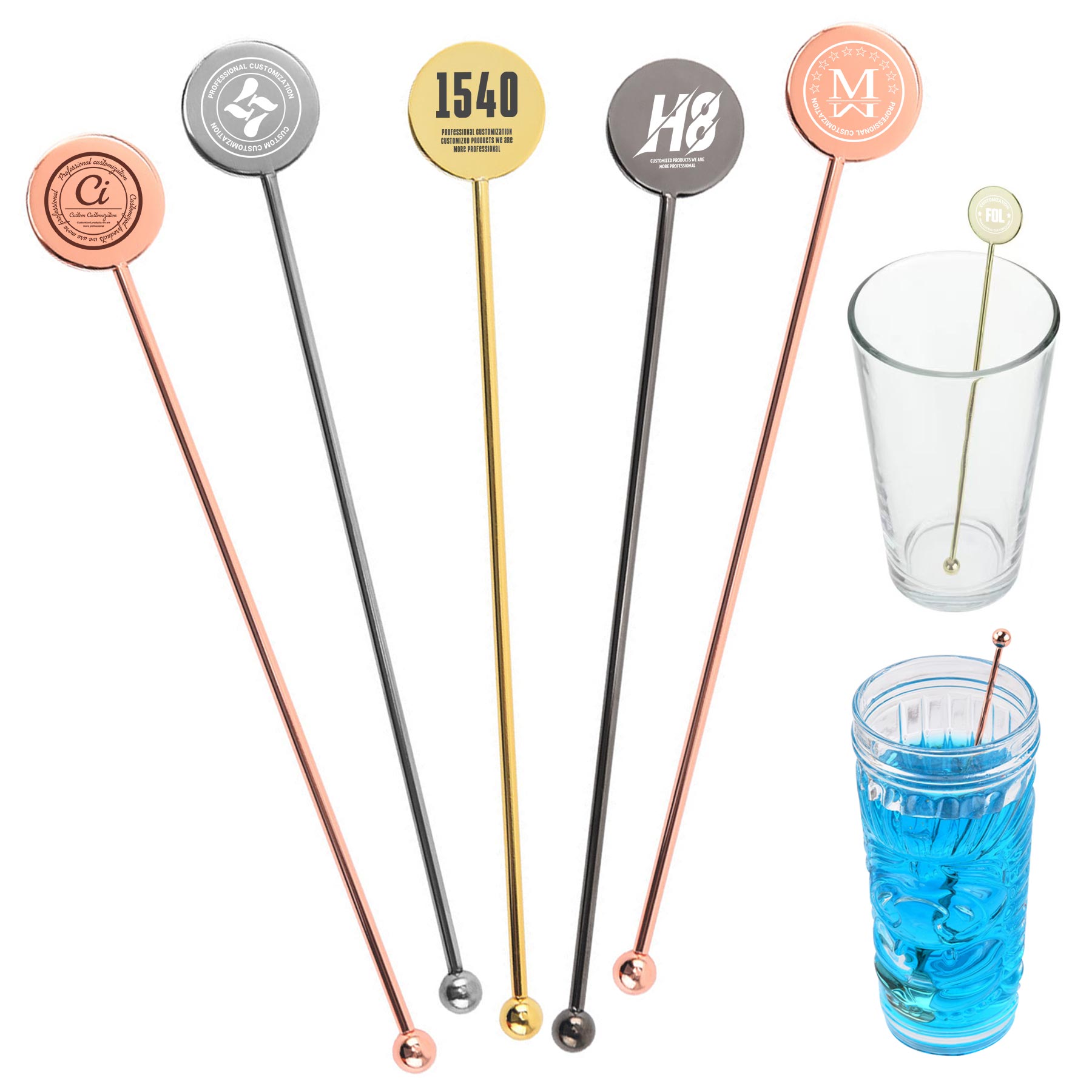 Stainless Steel Cocktail Stir Stick 1