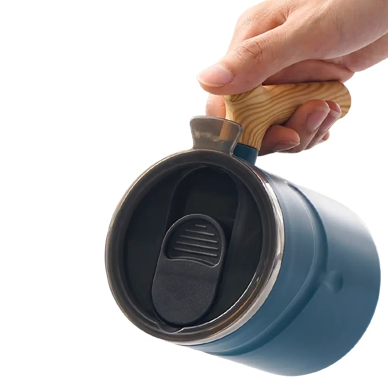Stainless Steel Coffee Cup With Lid 3