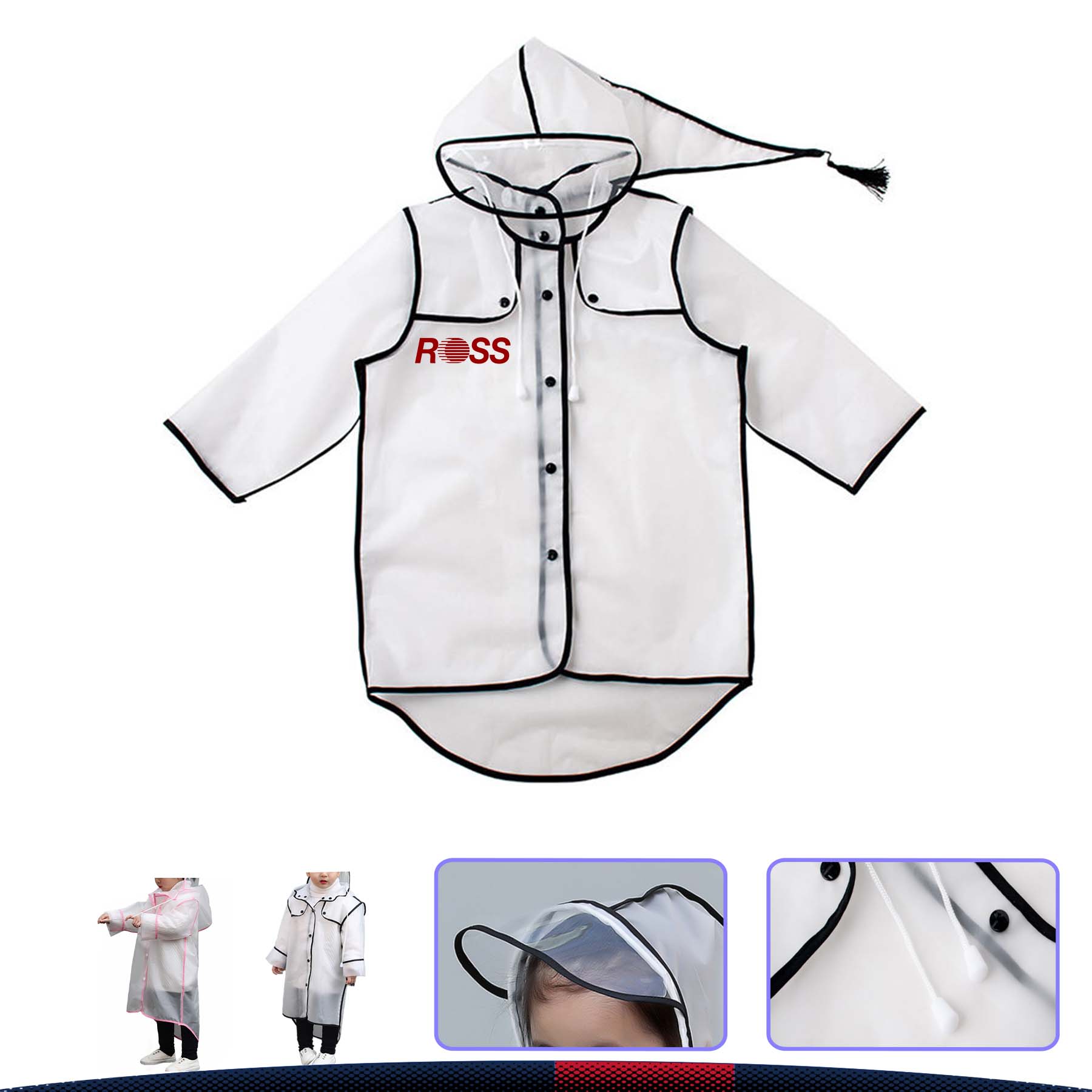 Transparent Kids Raincoat 2