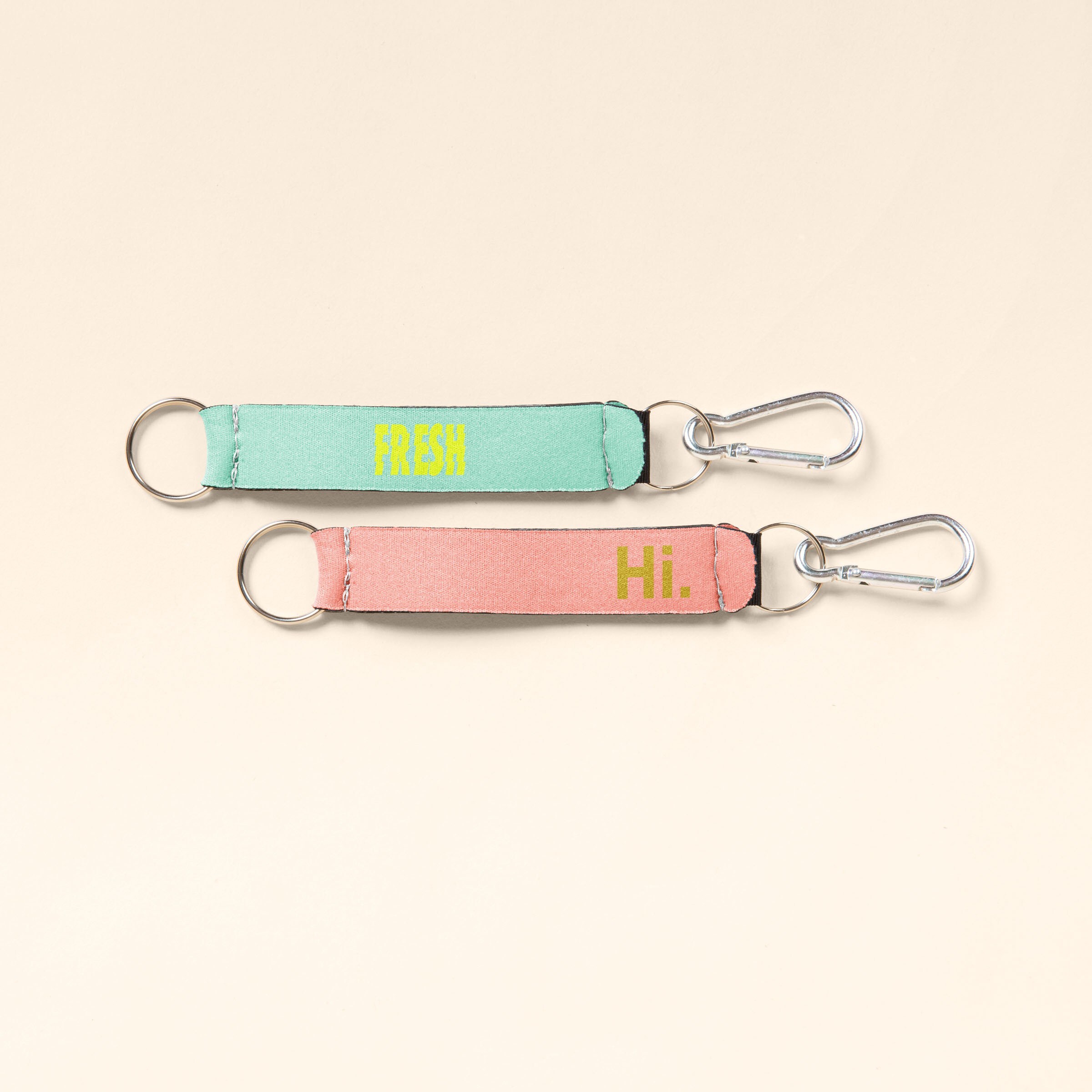 NEOPRENE KEY HOLDER WITH CARABINER 2
