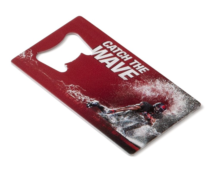 Stainless Steel Bottle Opener w/Full Coverage Imprint 2
