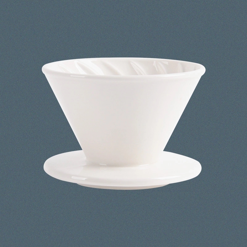 Custom Ceramic Over Coffee Brewing Filter Cone 13