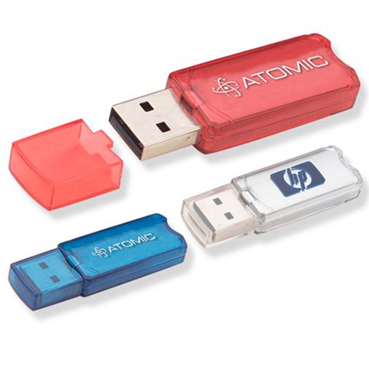 Micro USB flash drive keychain