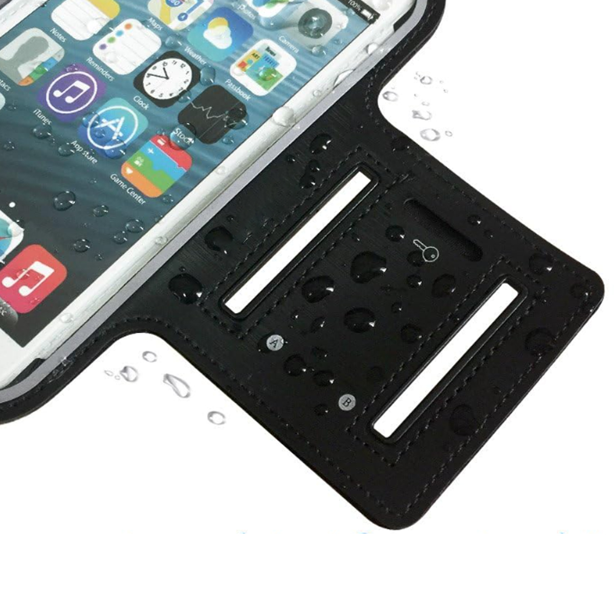 Adjustable Sports Armband Phone Holder W/ Touchscreen Window 3