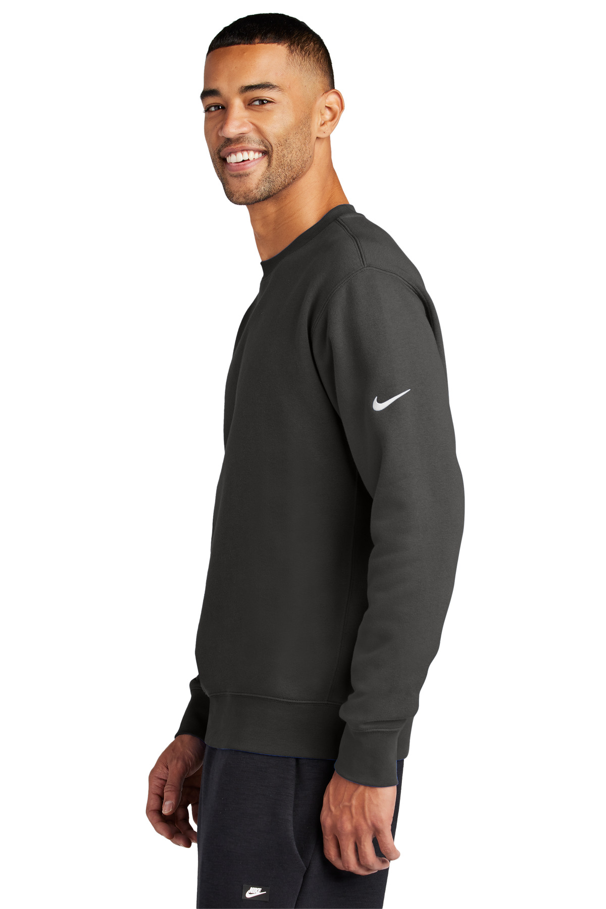 Club Fleece Sleeve Swoosh Crew