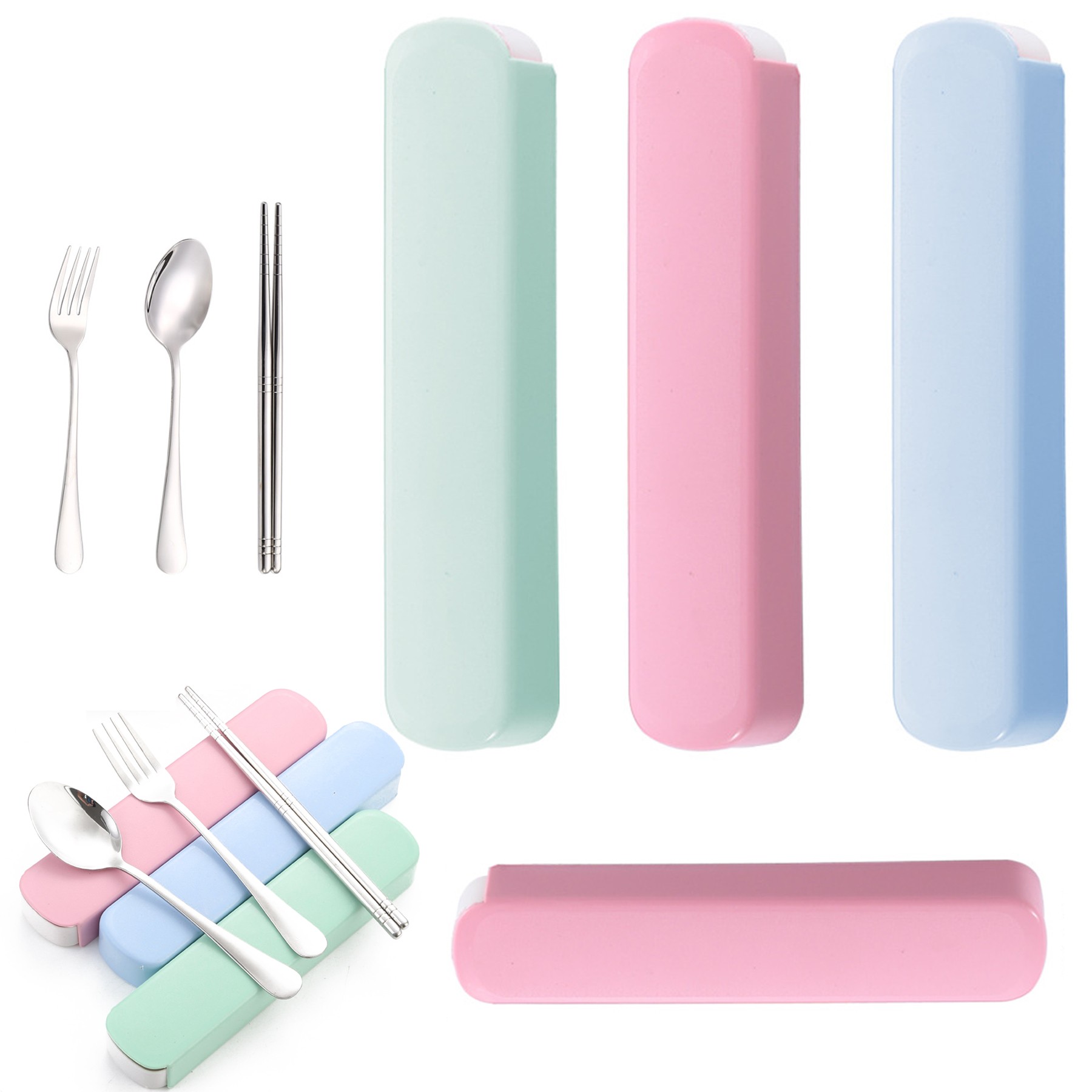 Stainless Steel 3 Pieces Tableware Set 3