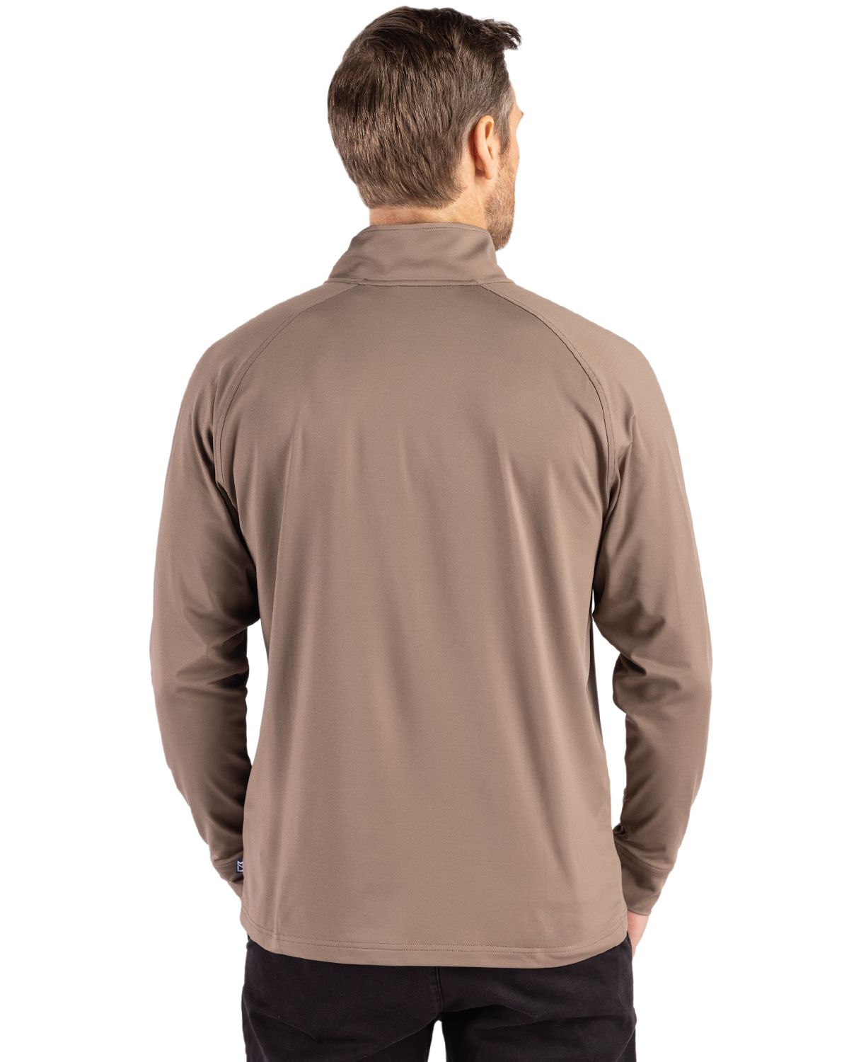Cutter & Buck Adapt Recycled Soft Knit Stretch  Mens Quarter Zip Pullover 148