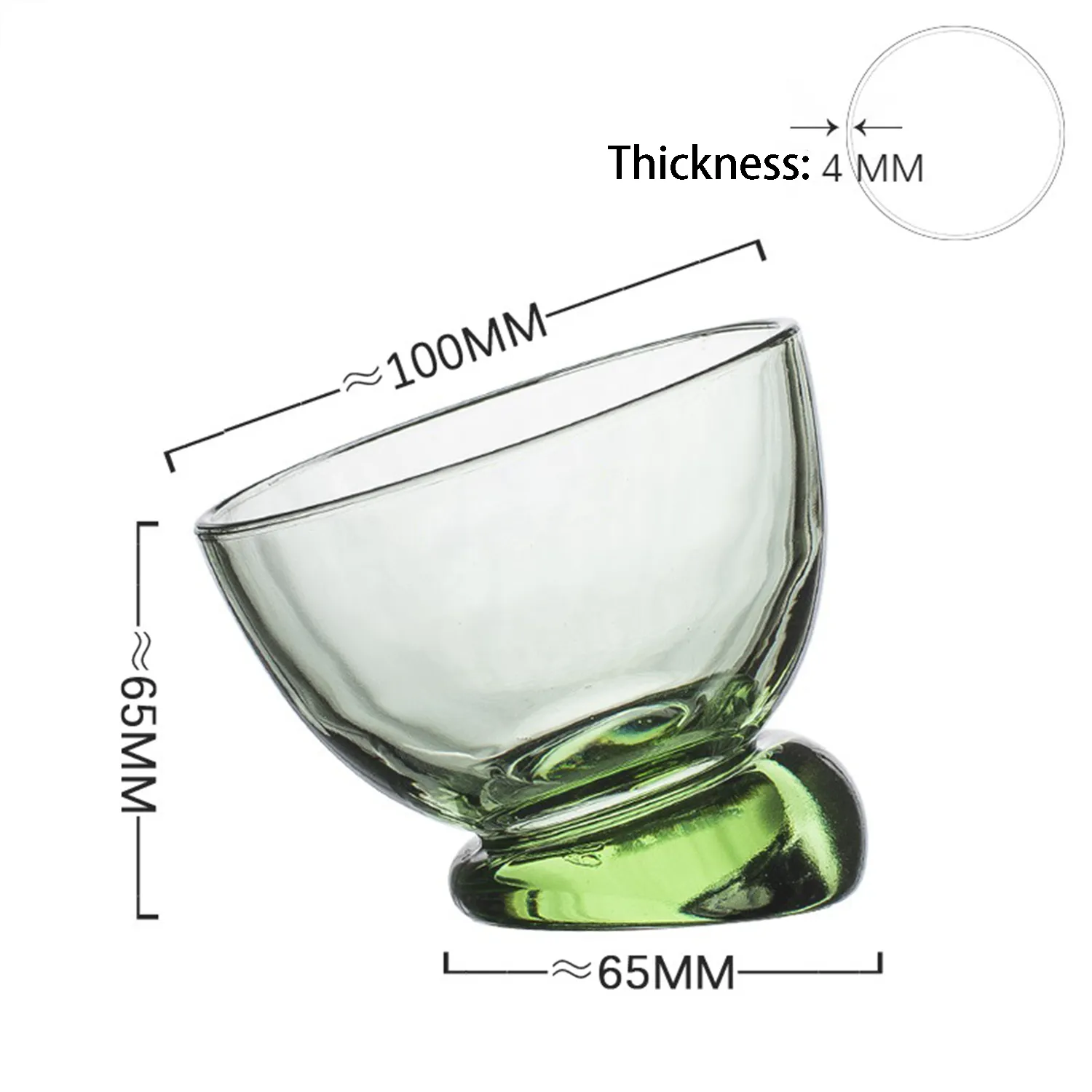 310ml diagonal ice cream bowl 4
