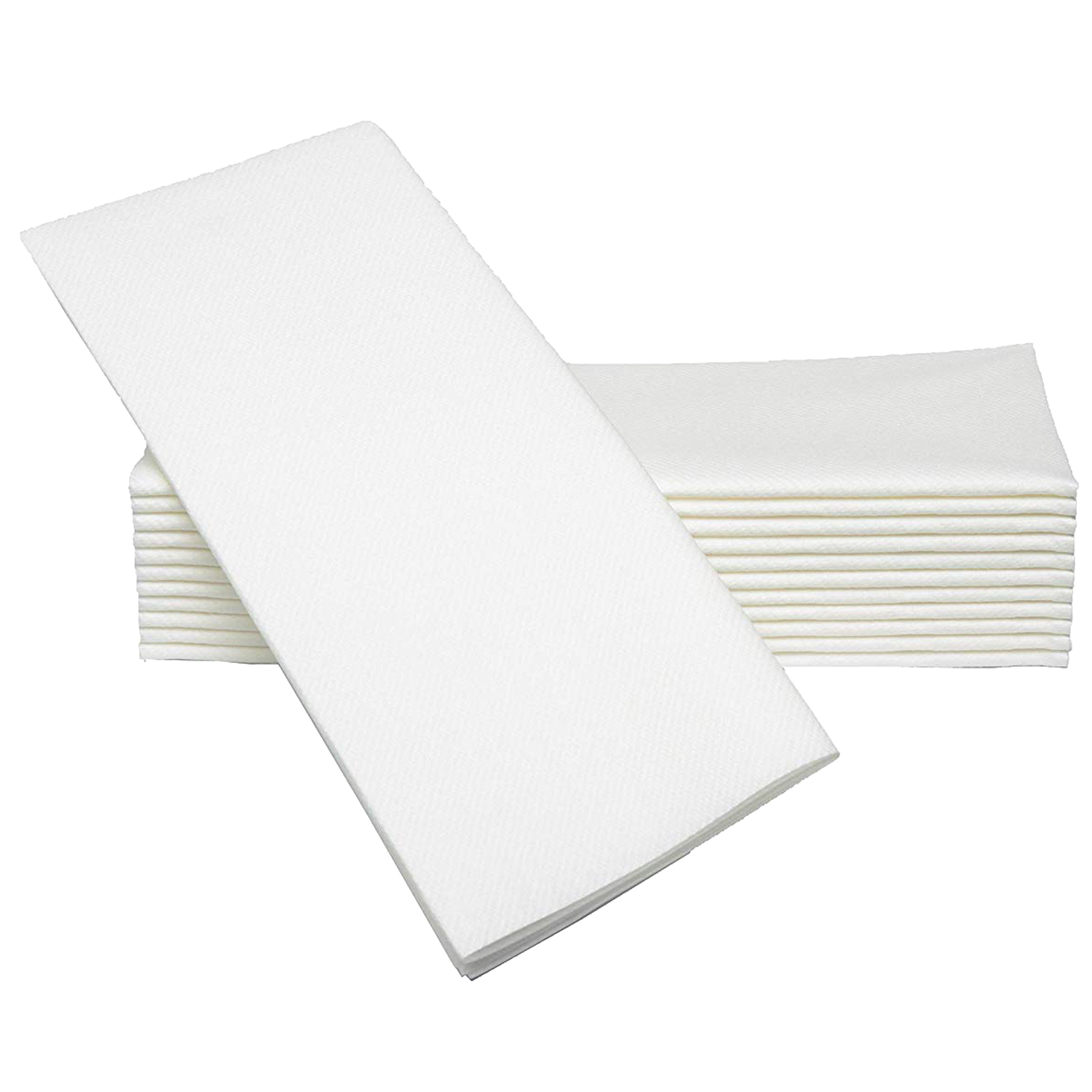 100-pack 1/6 1-ply 12" x 12"(unfold) Disposable Absorbent Paper Napkins