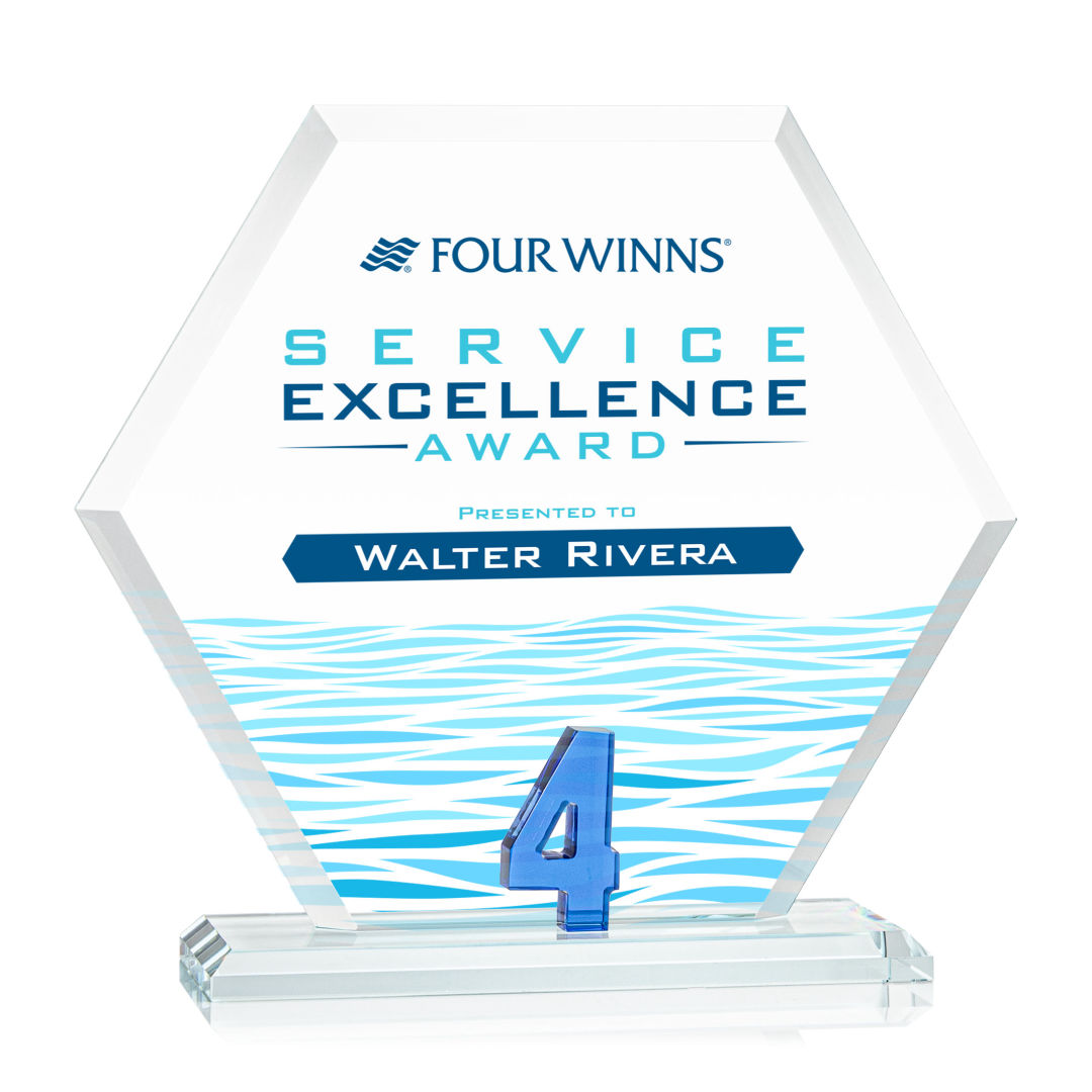 Riviera Milestone VividPrint™ Award - Blue 9