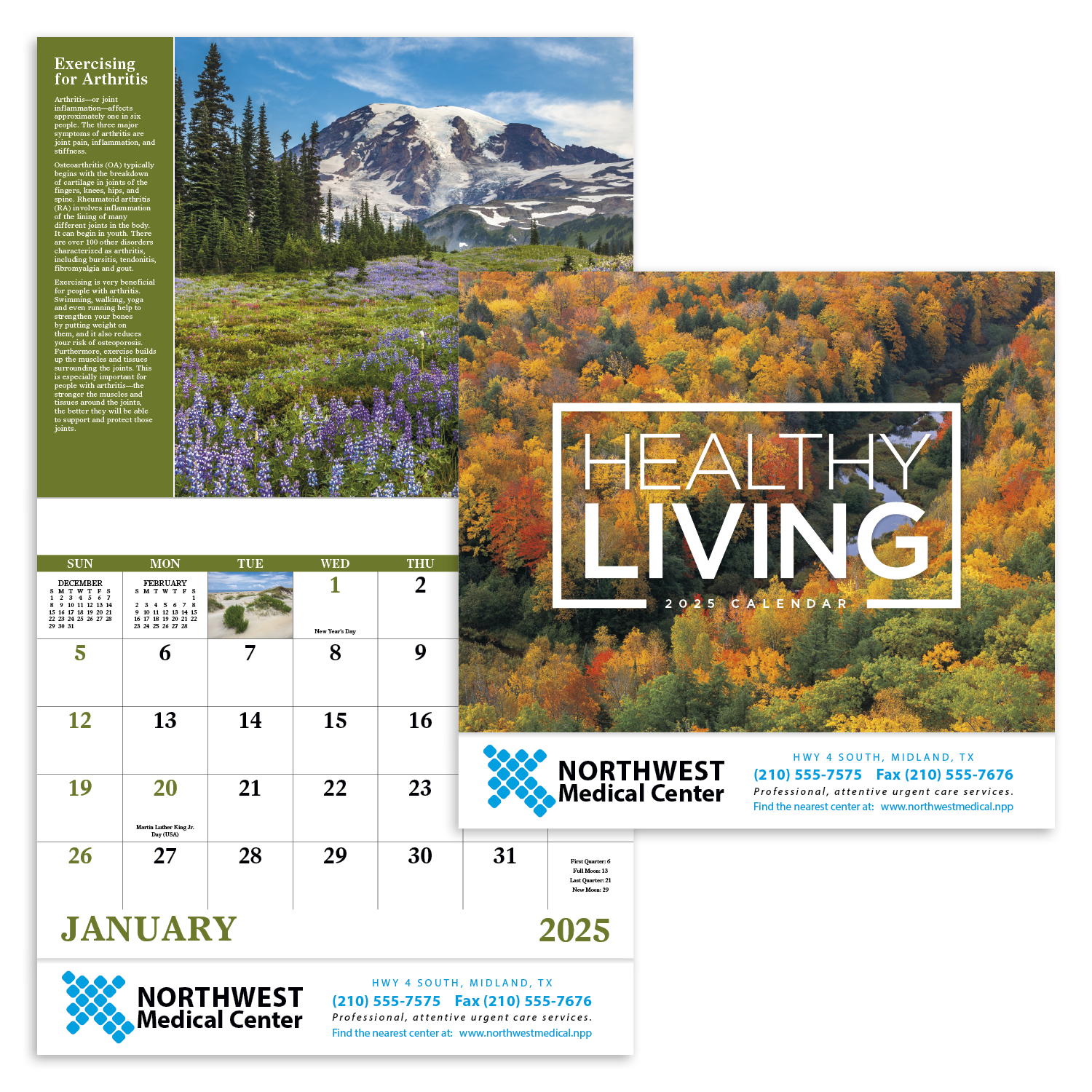 Good Value™ Healthy Living - Stapled Calendar 19