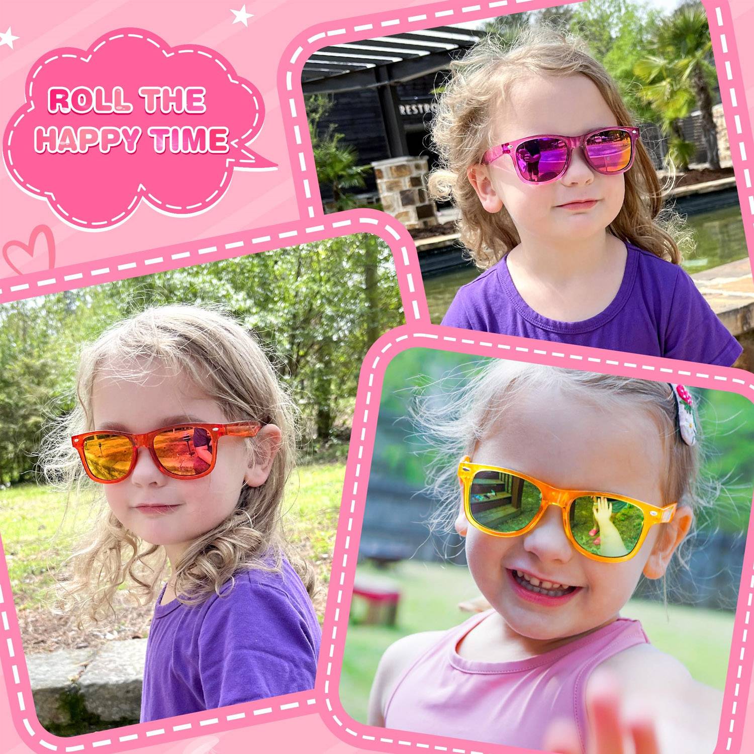 Fashion Neon Rainbow Sunglasses 12