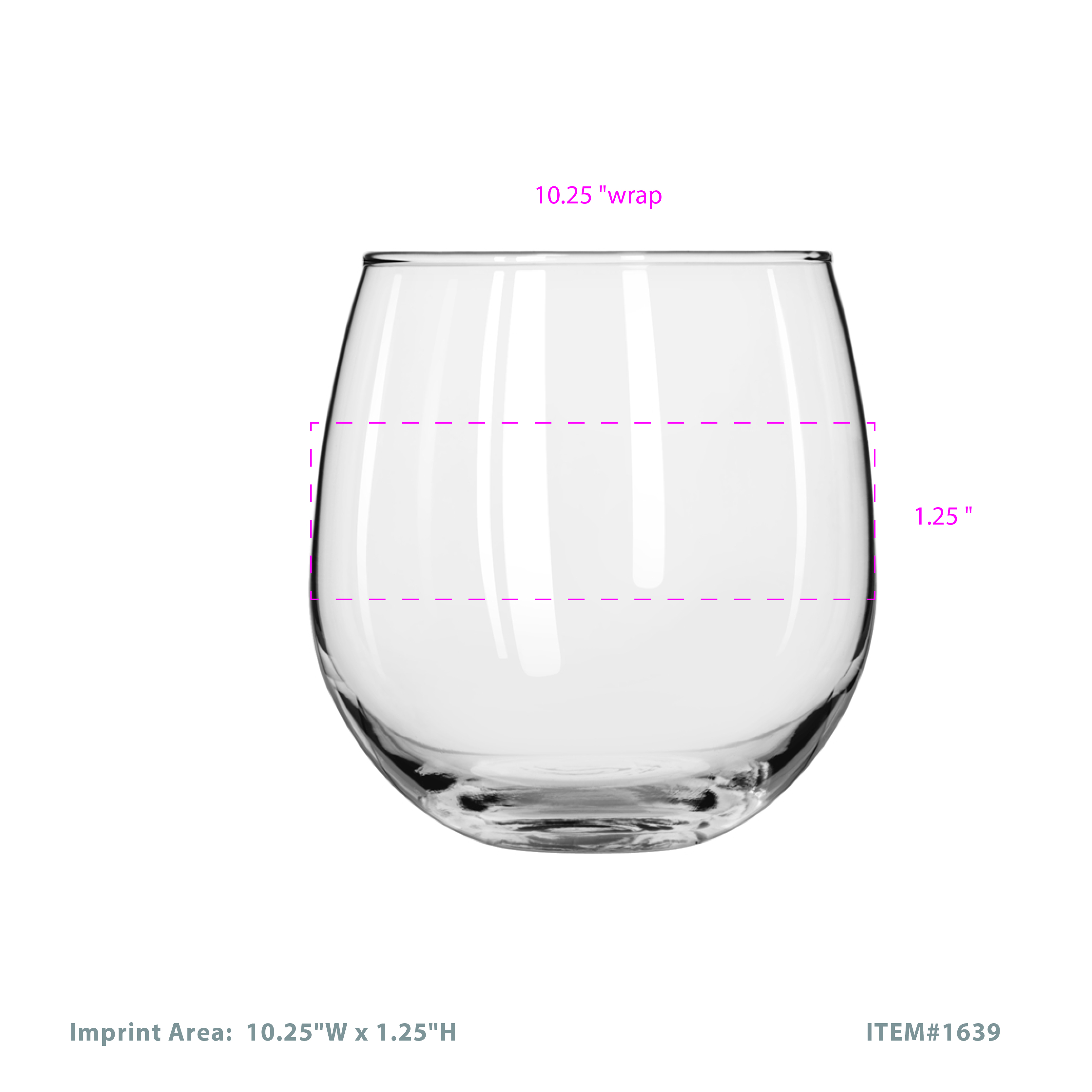 Libbey Vina Stemless Red Wine Glass, set of 4 5