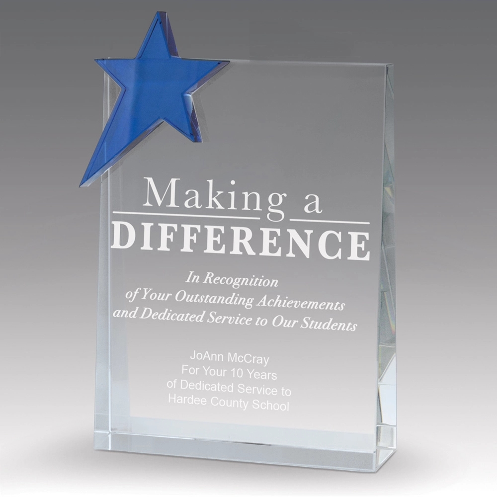 Blue Star Crystal Tower Award 2