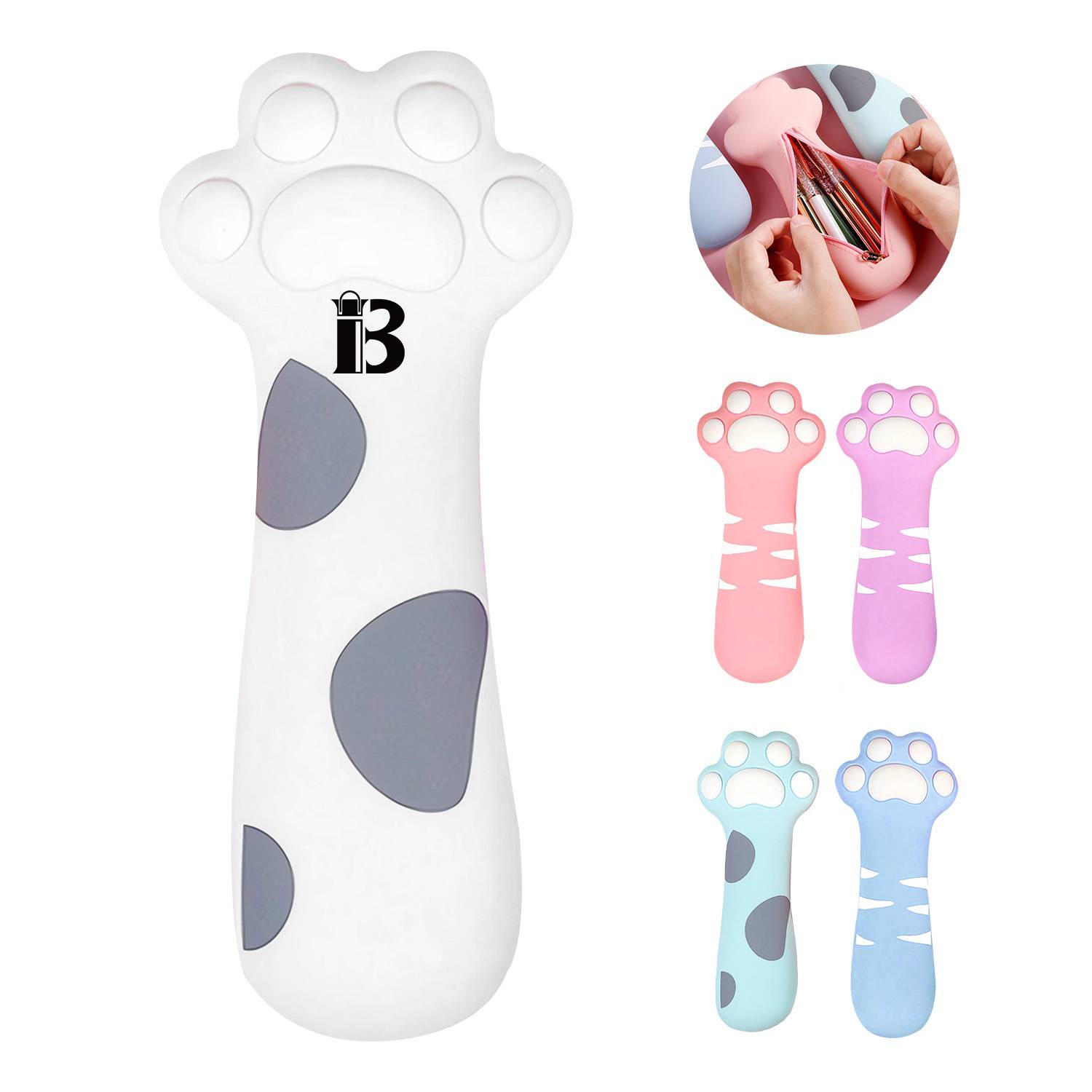 Cat's claw silicone stationery bag pencil-case 1