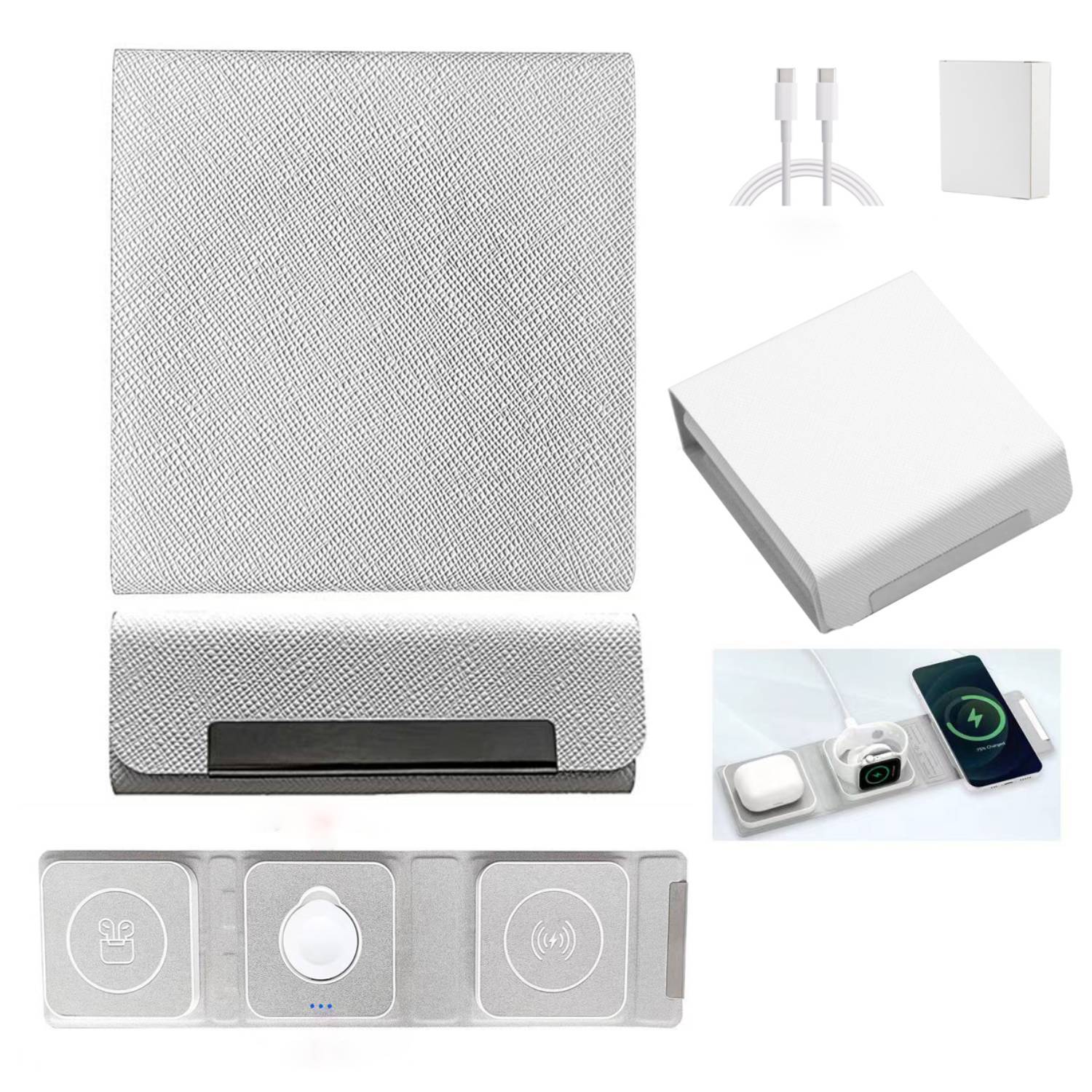 3 in 1 Magnetic Foldable Wireless Charger 7