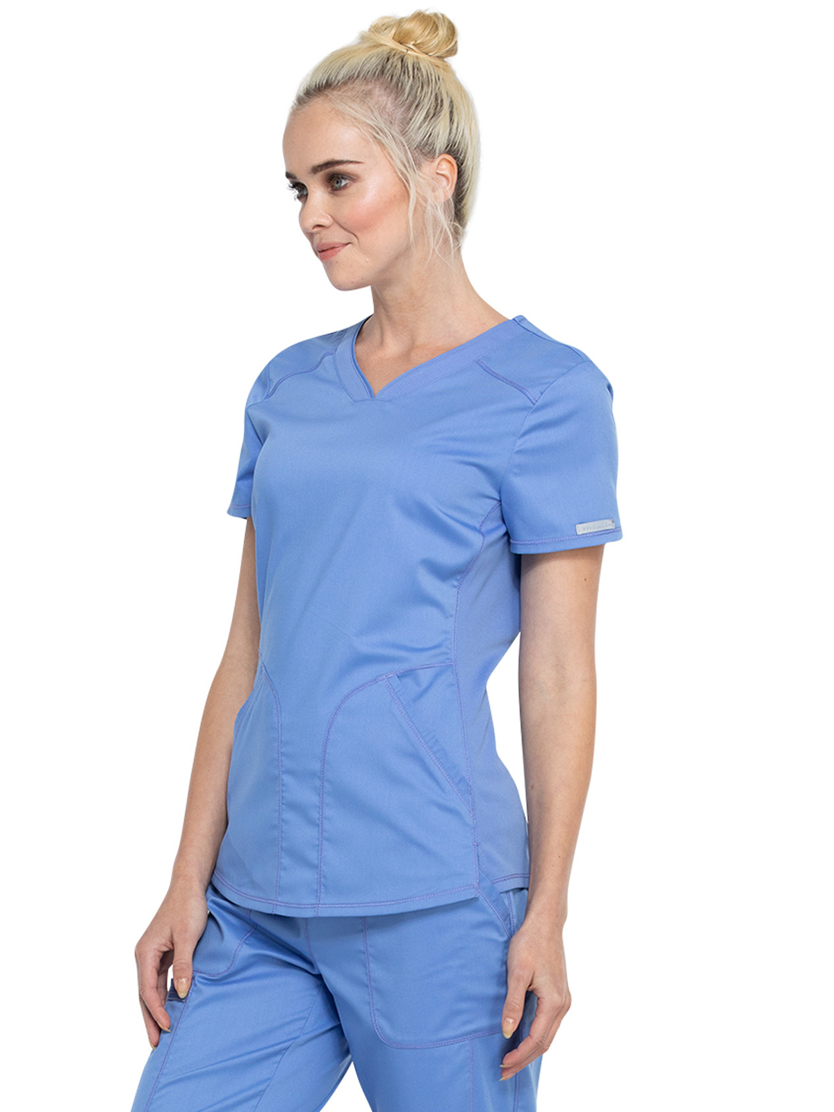 Cherokee - Workwear Revolution - Women's 2-Pocket V-Neck Top 42