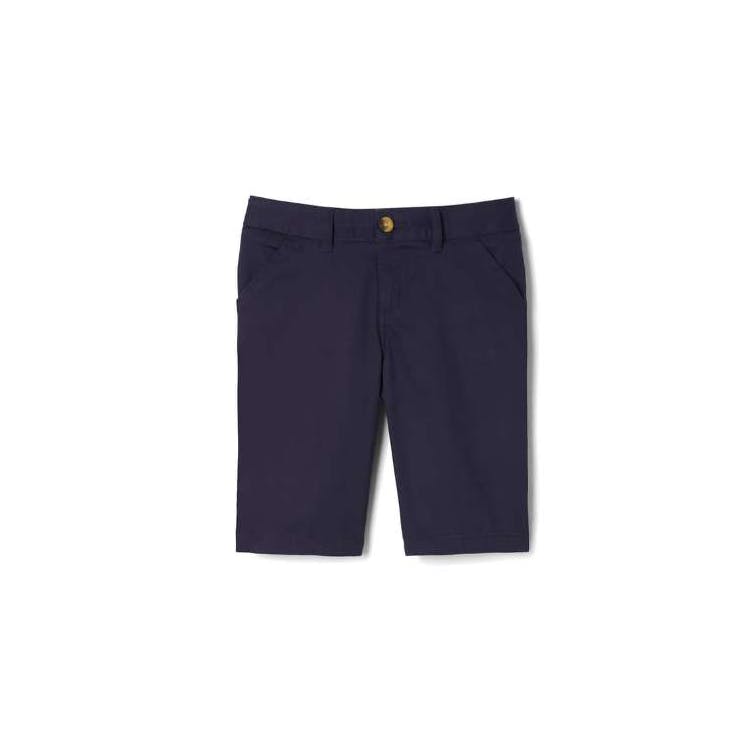 Girls Skinny Stretch Shorts - Size 12 Navy 2