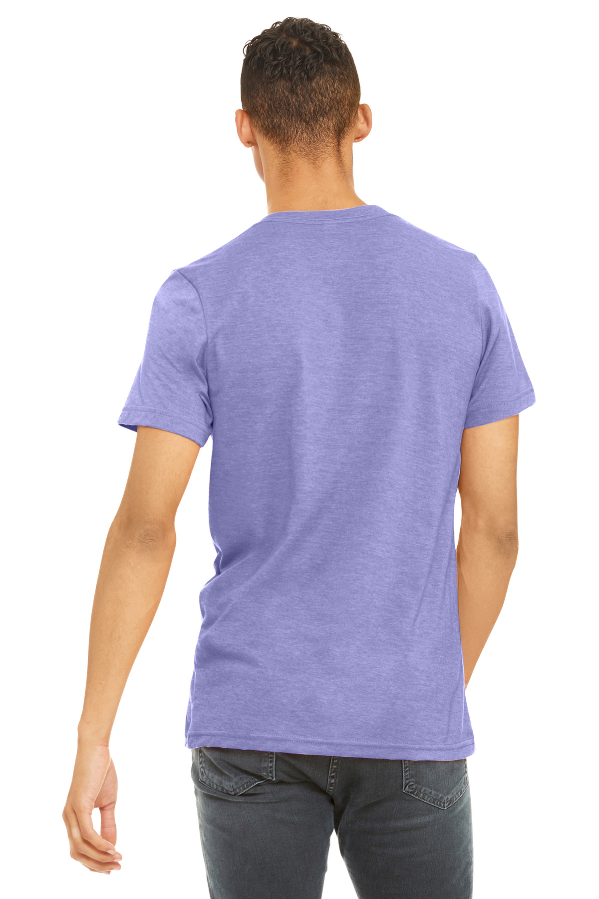 BELLA+CANVAS Unisex Heather CVC Short Sleeve Tee. BC3001CVC 601