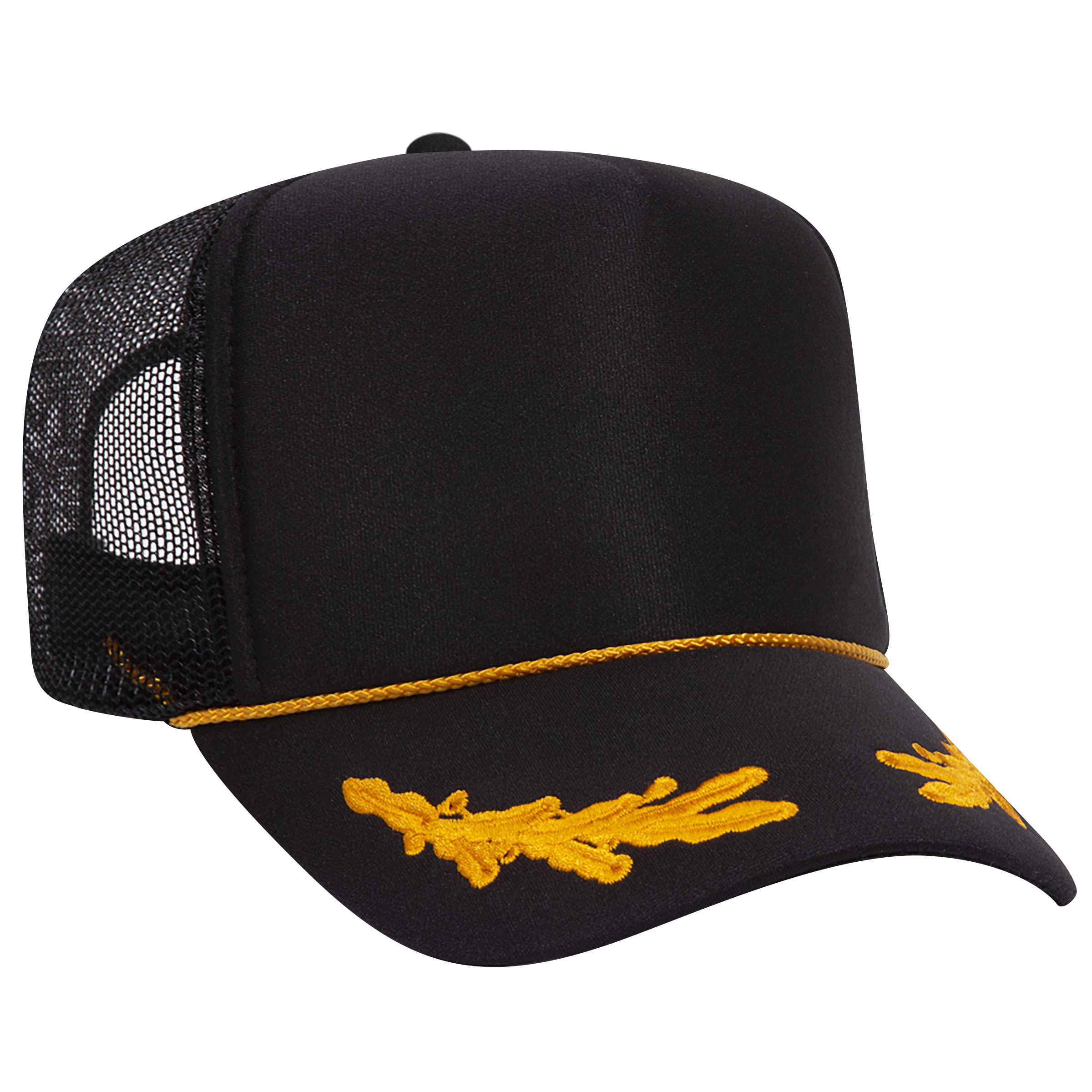OTTO CAP® 5 Panel High Crown Mesh Back Trucker Hat 98