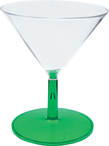 2oz Plastic Mini Stemmed Martini Glass CLOSE OUT 11