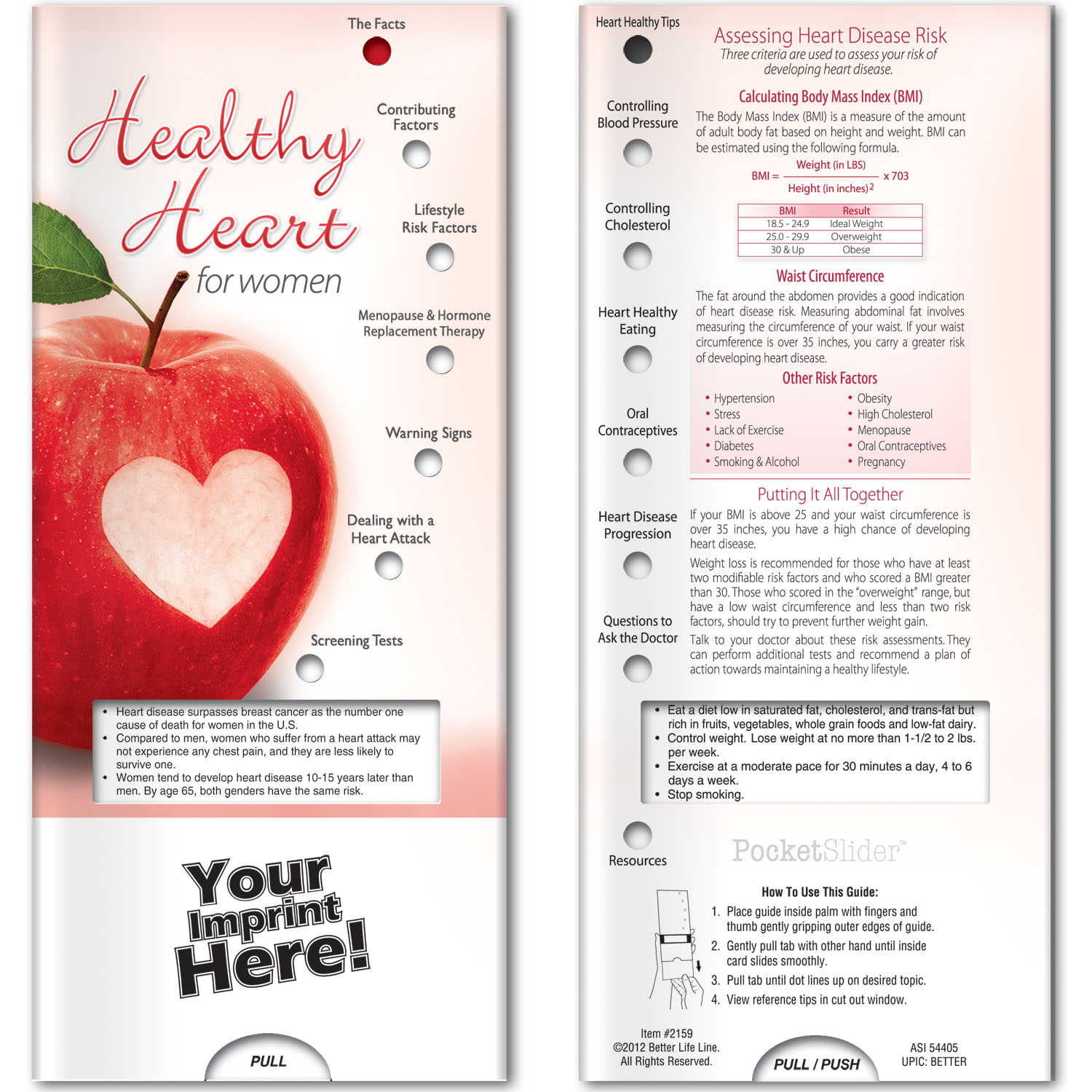 Pocket Slider - Healthy Heart for Women 1