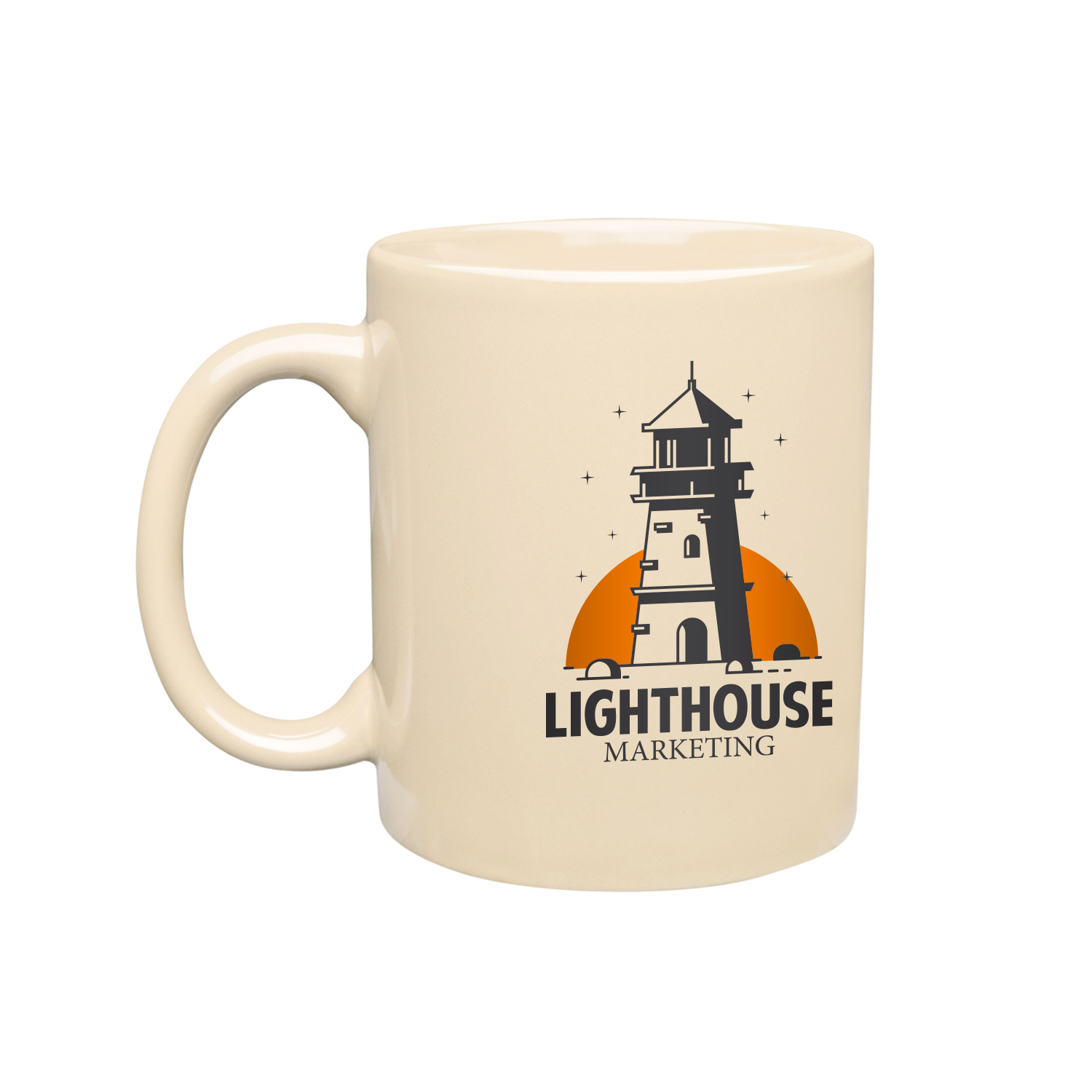11 oz. Ceramic Custom Mug (2 Color Imprint) 25