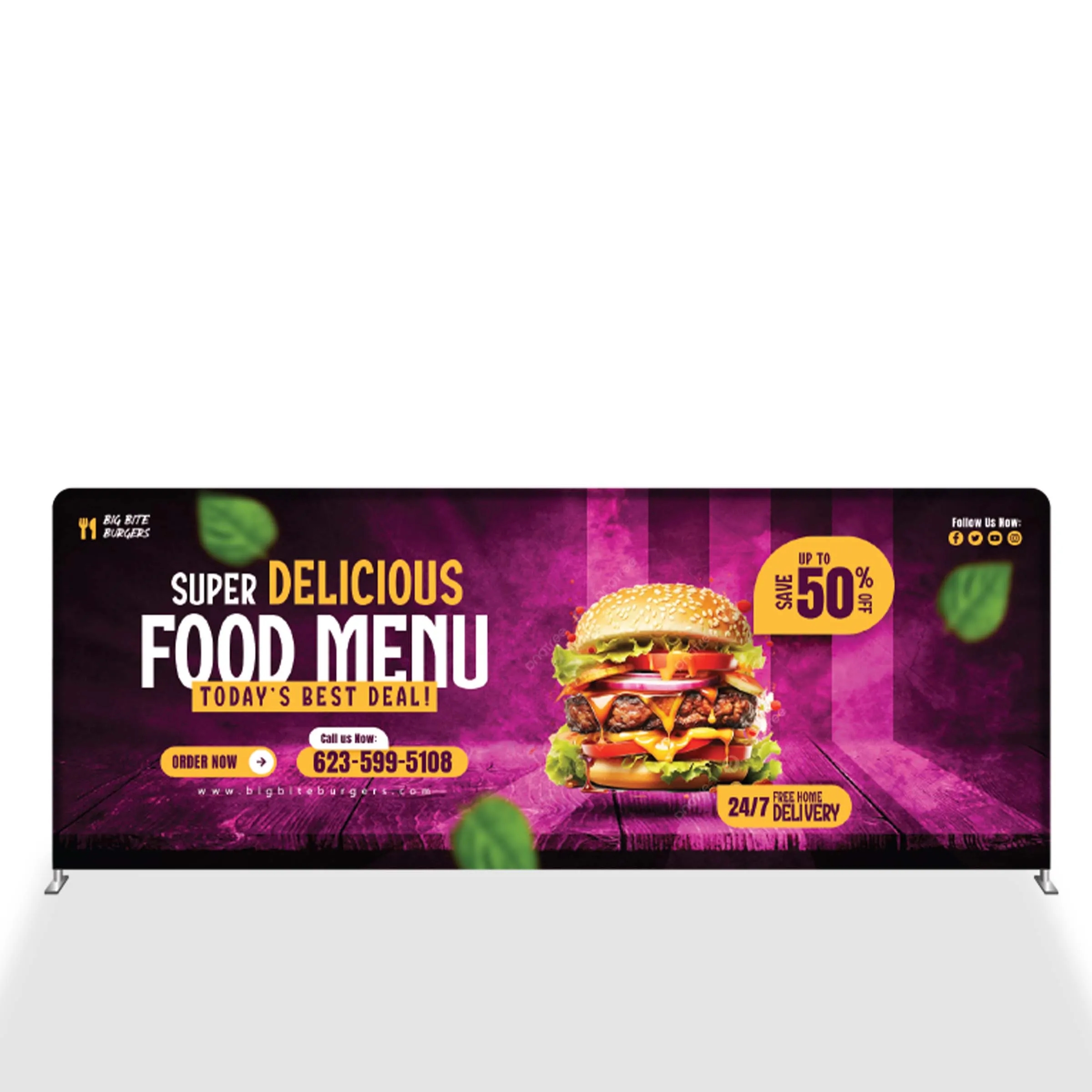 20' STRAIGHT TENSION FABRIC DISPLAY 7
