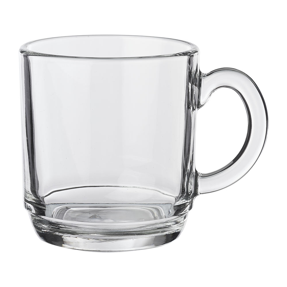 Nadir 10 oz. Aspen Glass Coffee Mugs