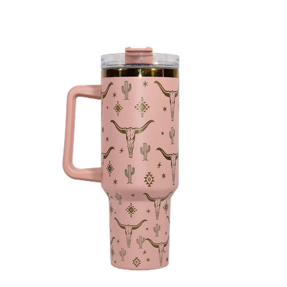 40 oz Vacuum Insulated Mug with Golden Under 8