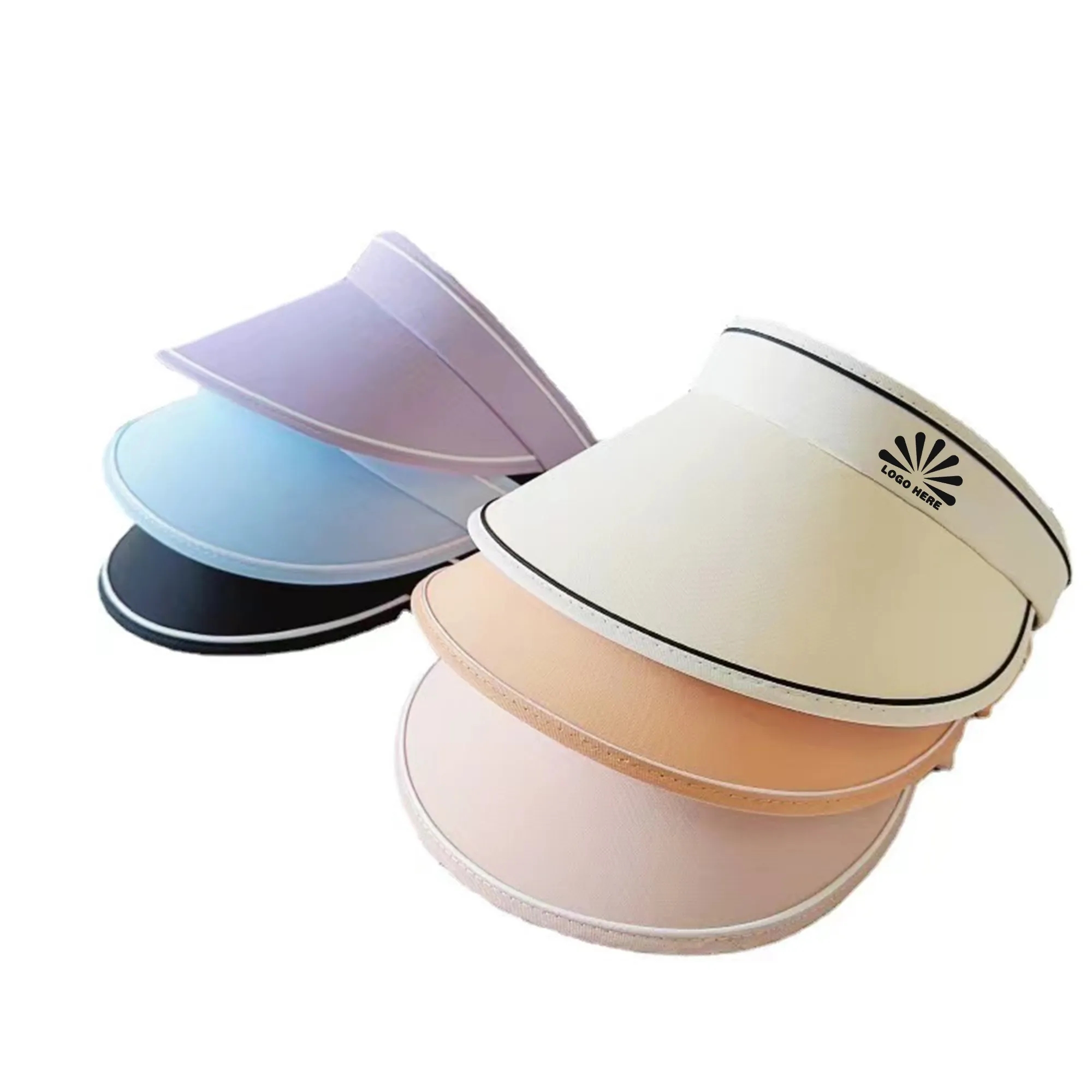 Girls Summer Sun Hat With Customizable Logo 1