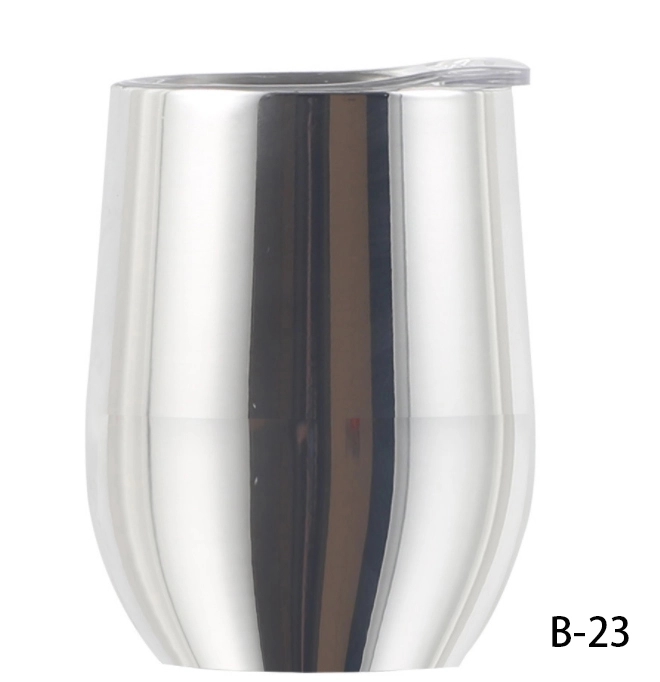 12 OZ U shape Stemless Thermos cup 9