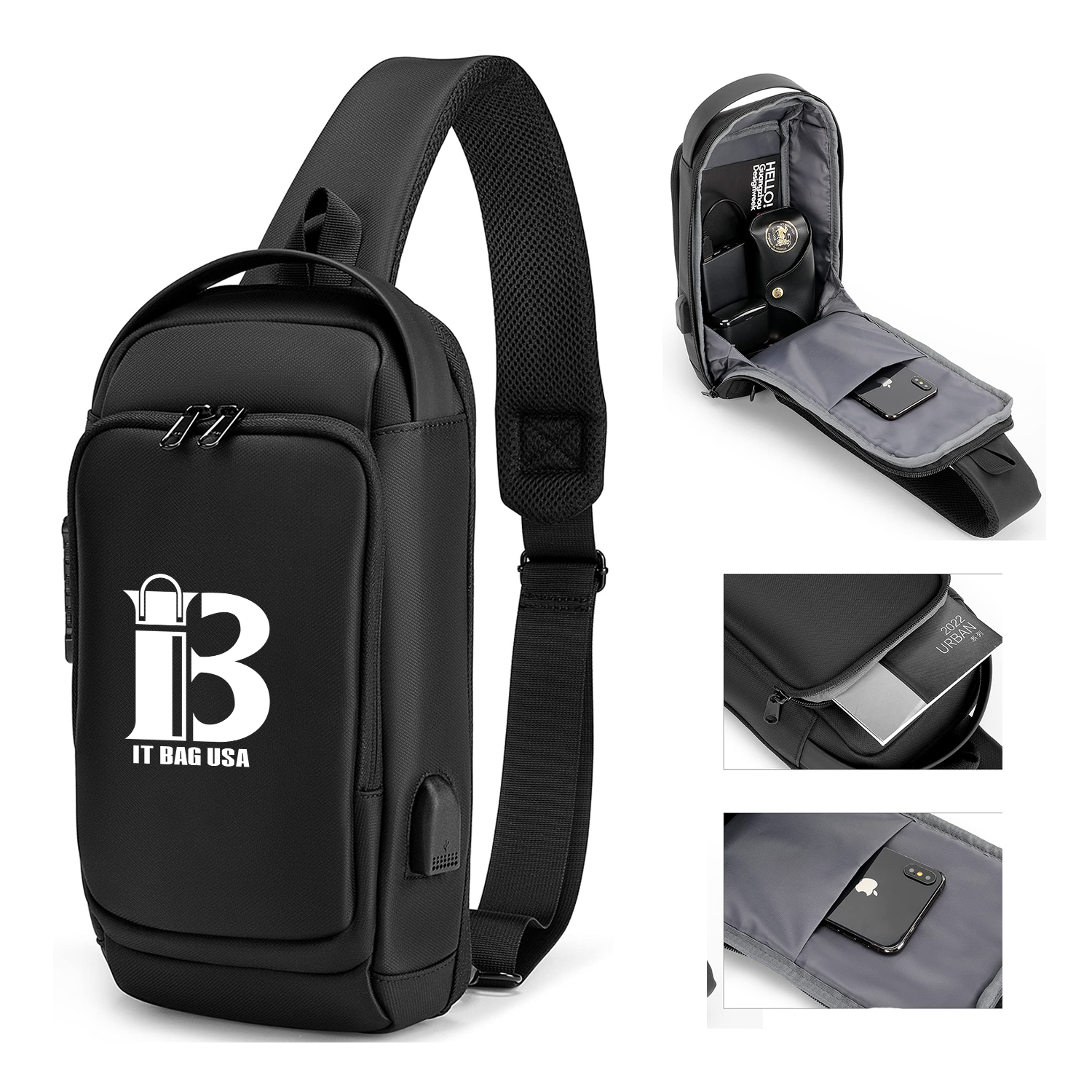 Sling Backpack Men'S Chest Bag 1