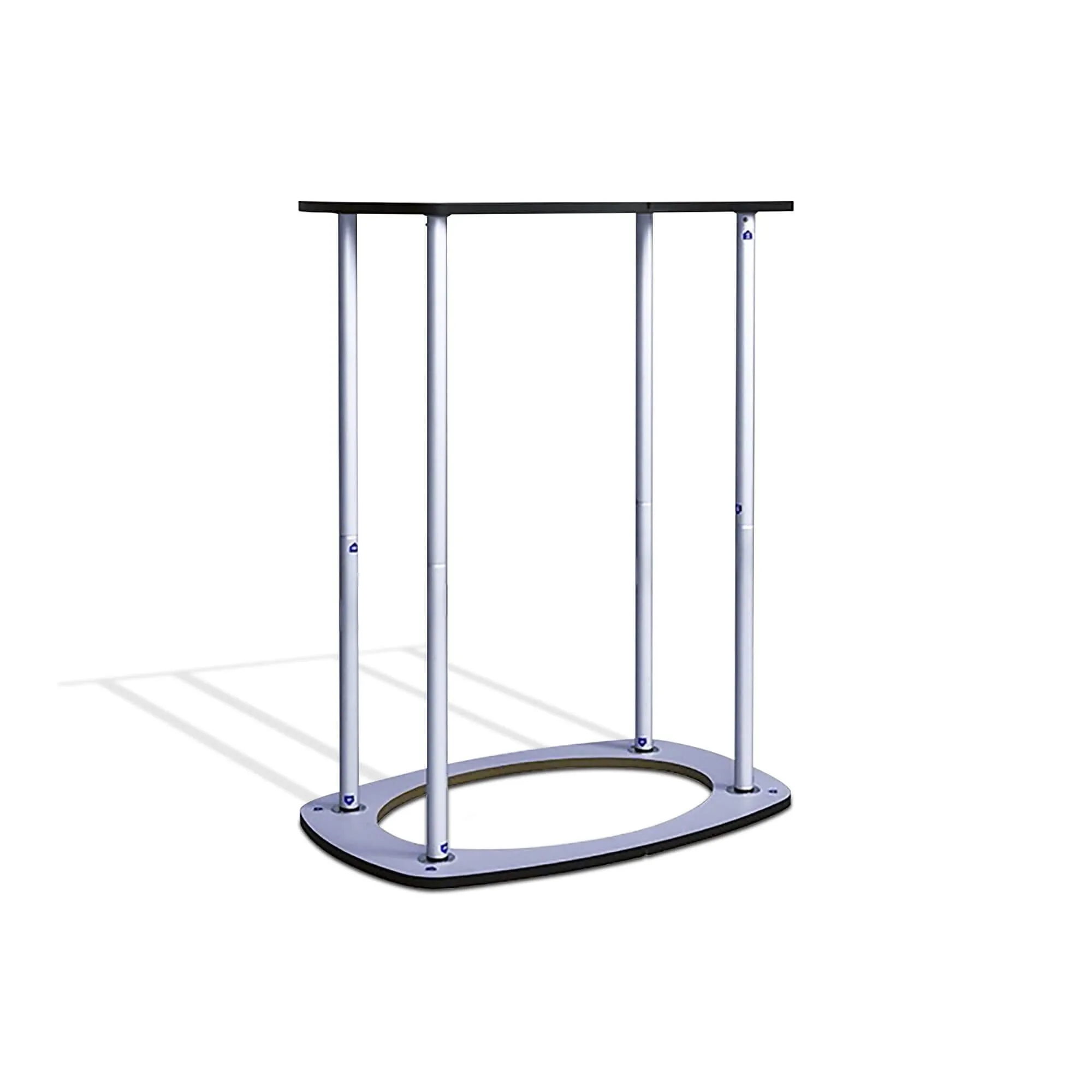 Custom Square Trade Show Podium 4