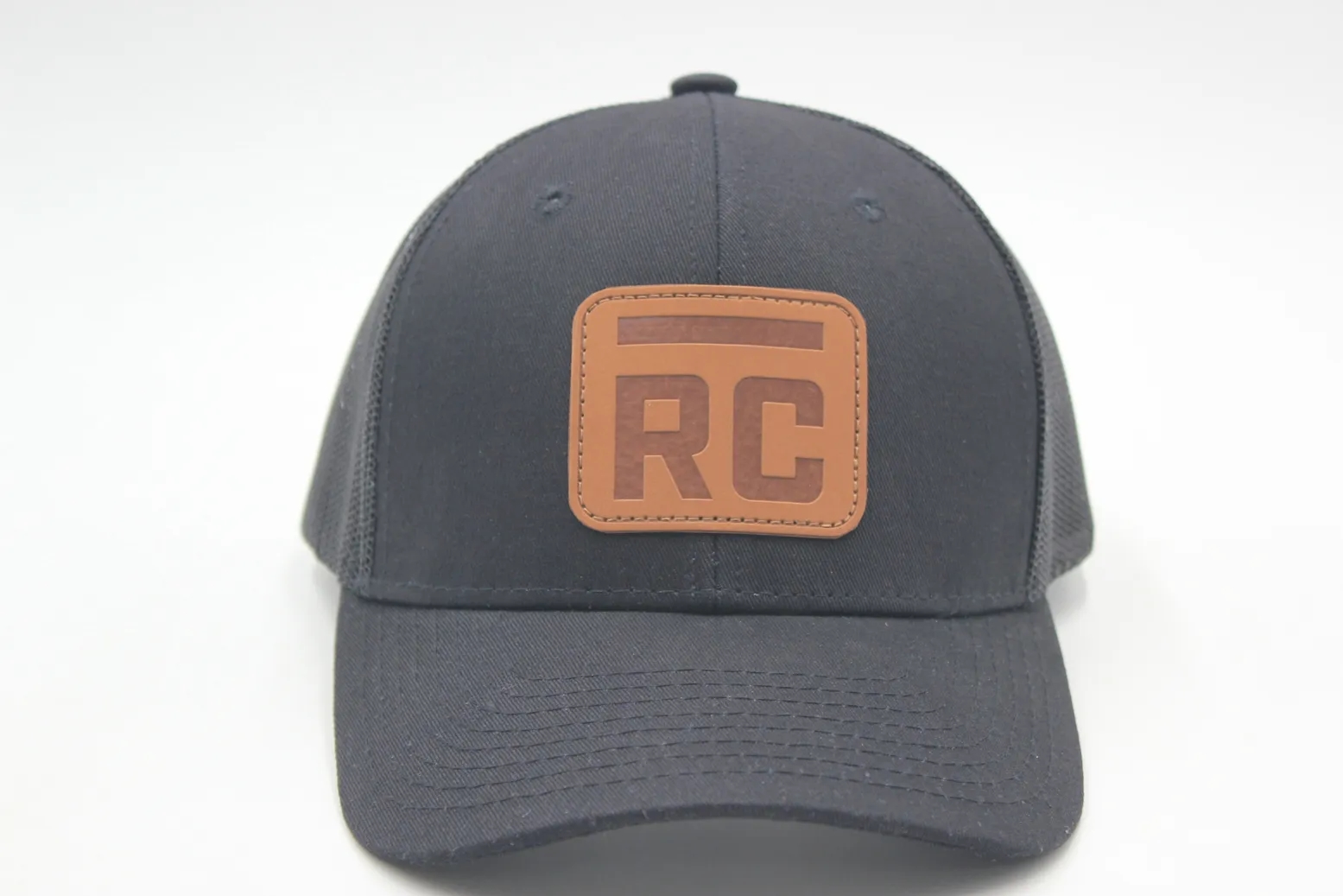 Trucker Cap 5 Panel Mesh Back SnapBack Woven Patch