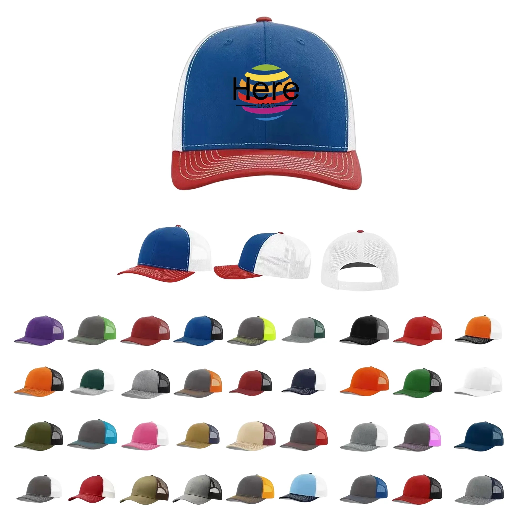 Mesh Baseball Cap Trucker Hat 2