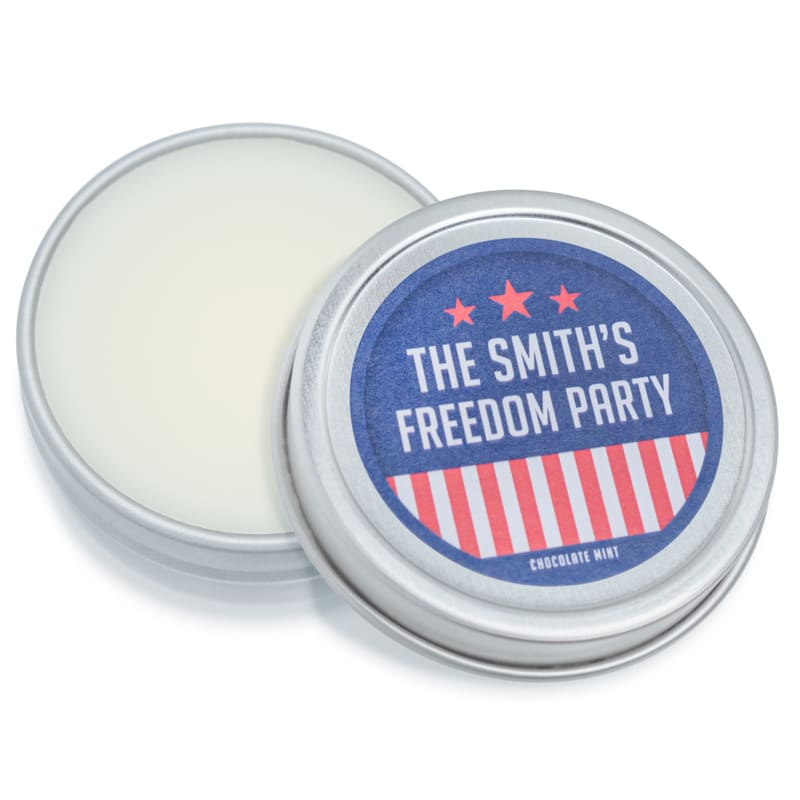 Custom Natural Lip Balm Tins 2