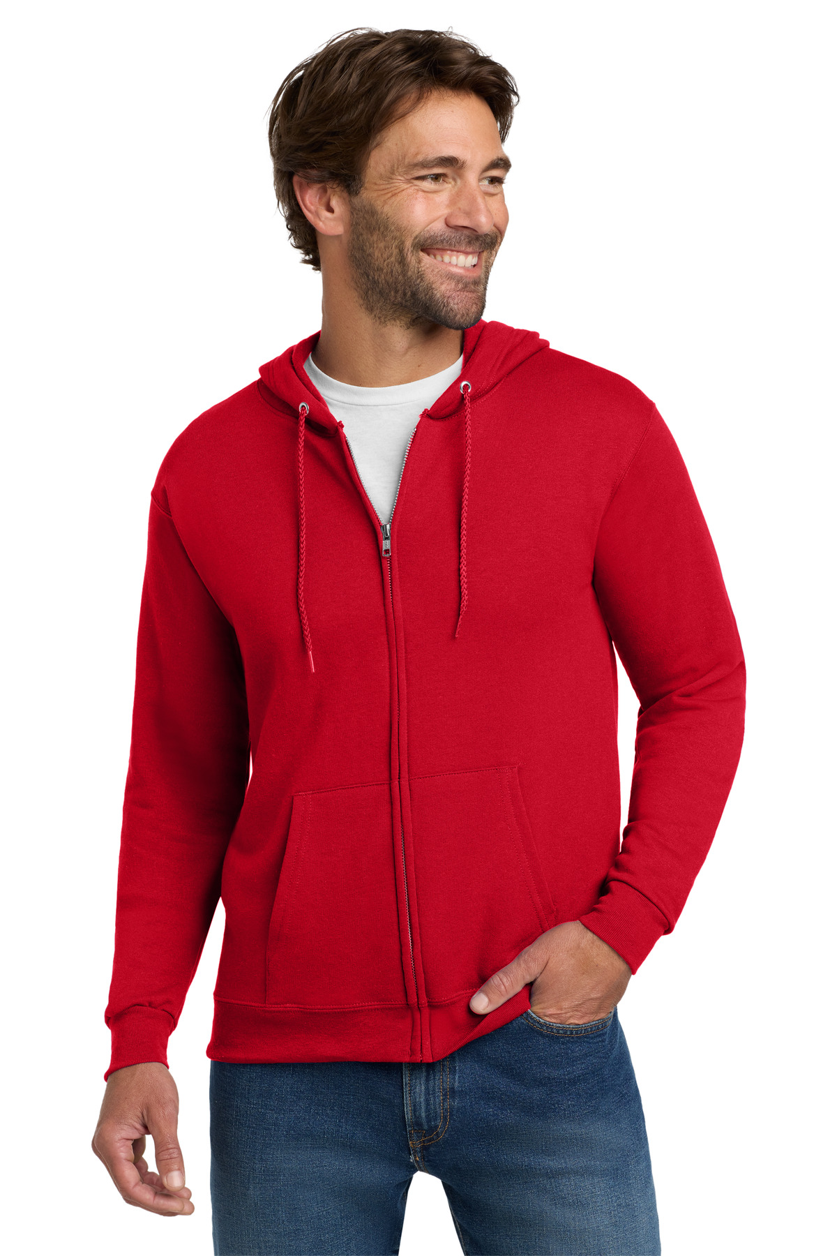 Hanes® EcoSmart Full-Zip Hooded Sweatshirt 11
