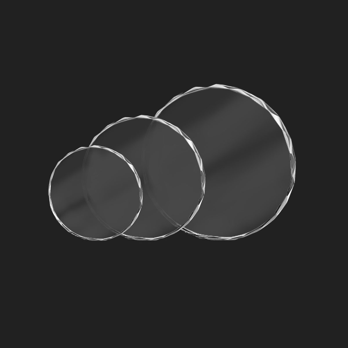 3 Inch Ornaments-Round Crystal 5