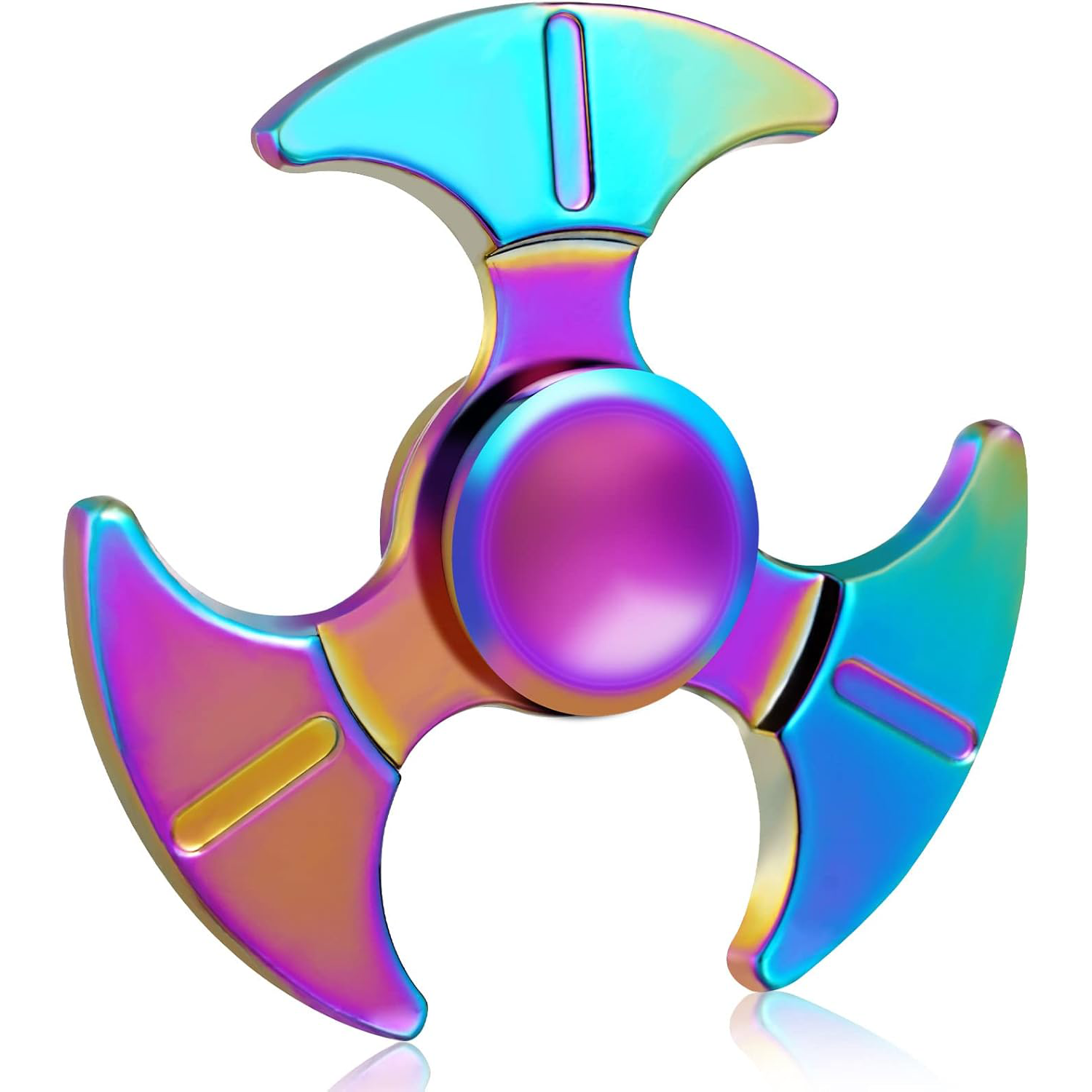 Stainless Steel Finger Fidget Spinner Anxiety Reducer Toy 4