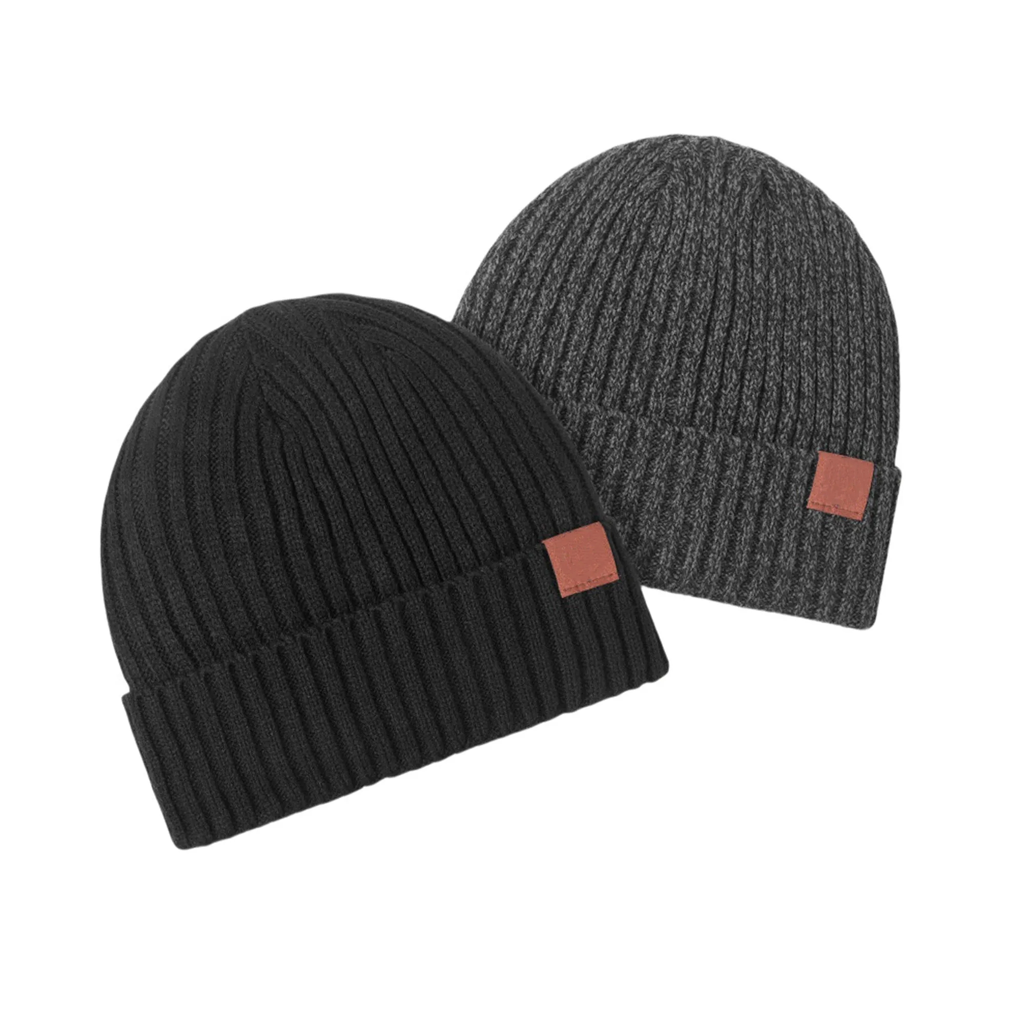 Winter Thick Knit Beanies Hats 2