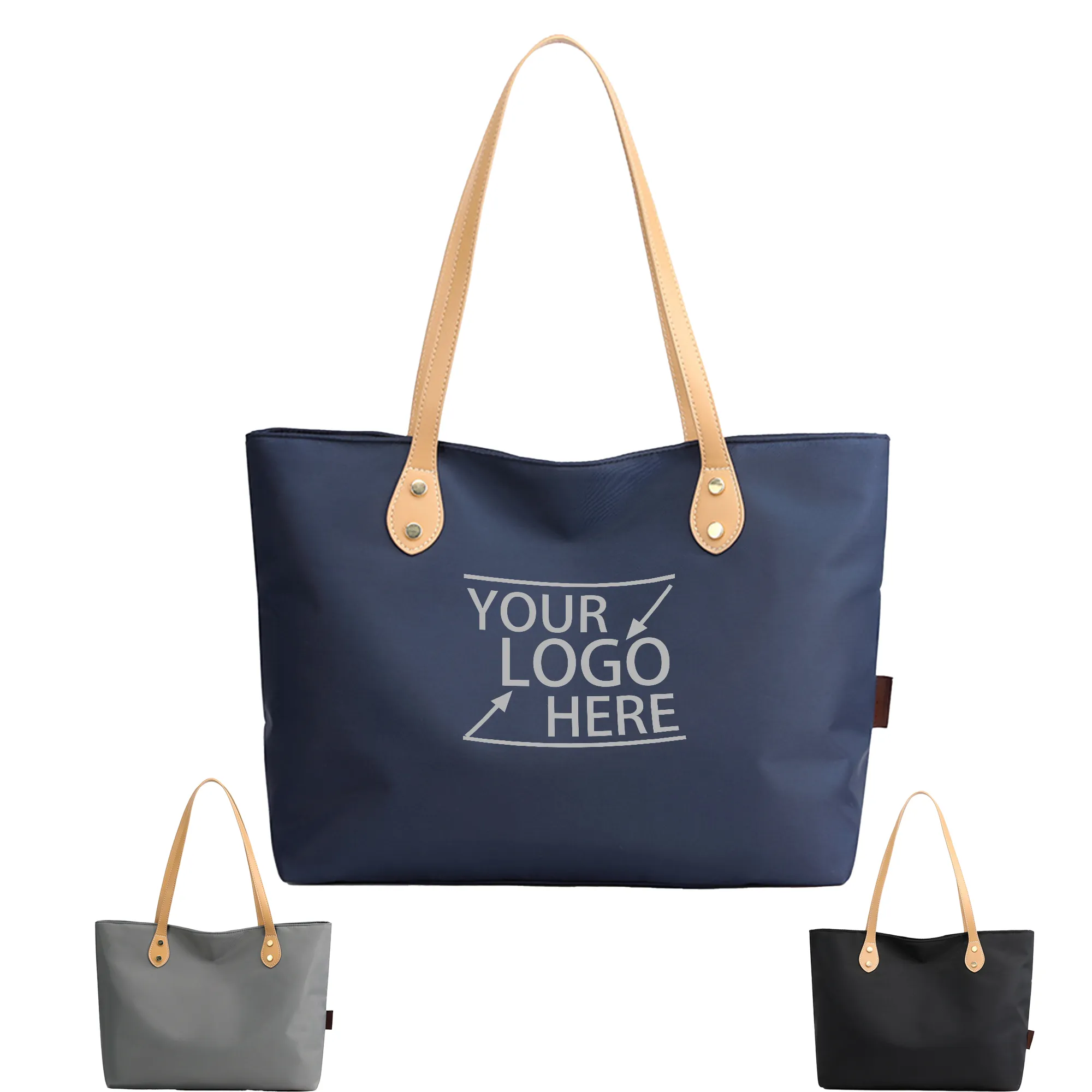 Nylon Shopping Tote Bag 1