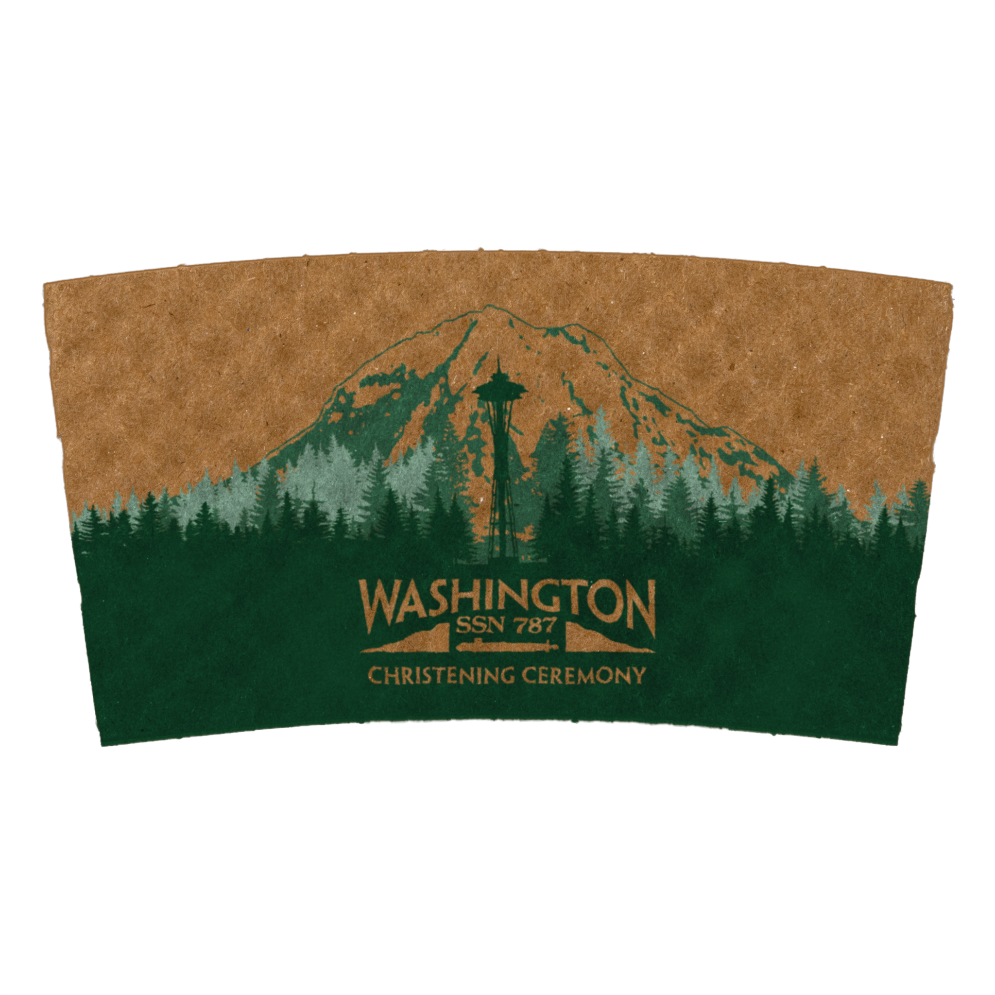 12/16/20/24 oz Beverage Wrap - Kraft 3