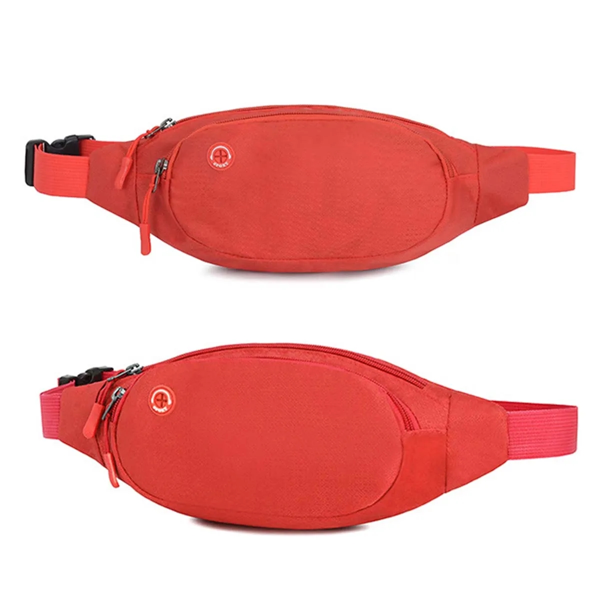 Large Crossbody Fanny Pack with 3-Zipper Pockets 5