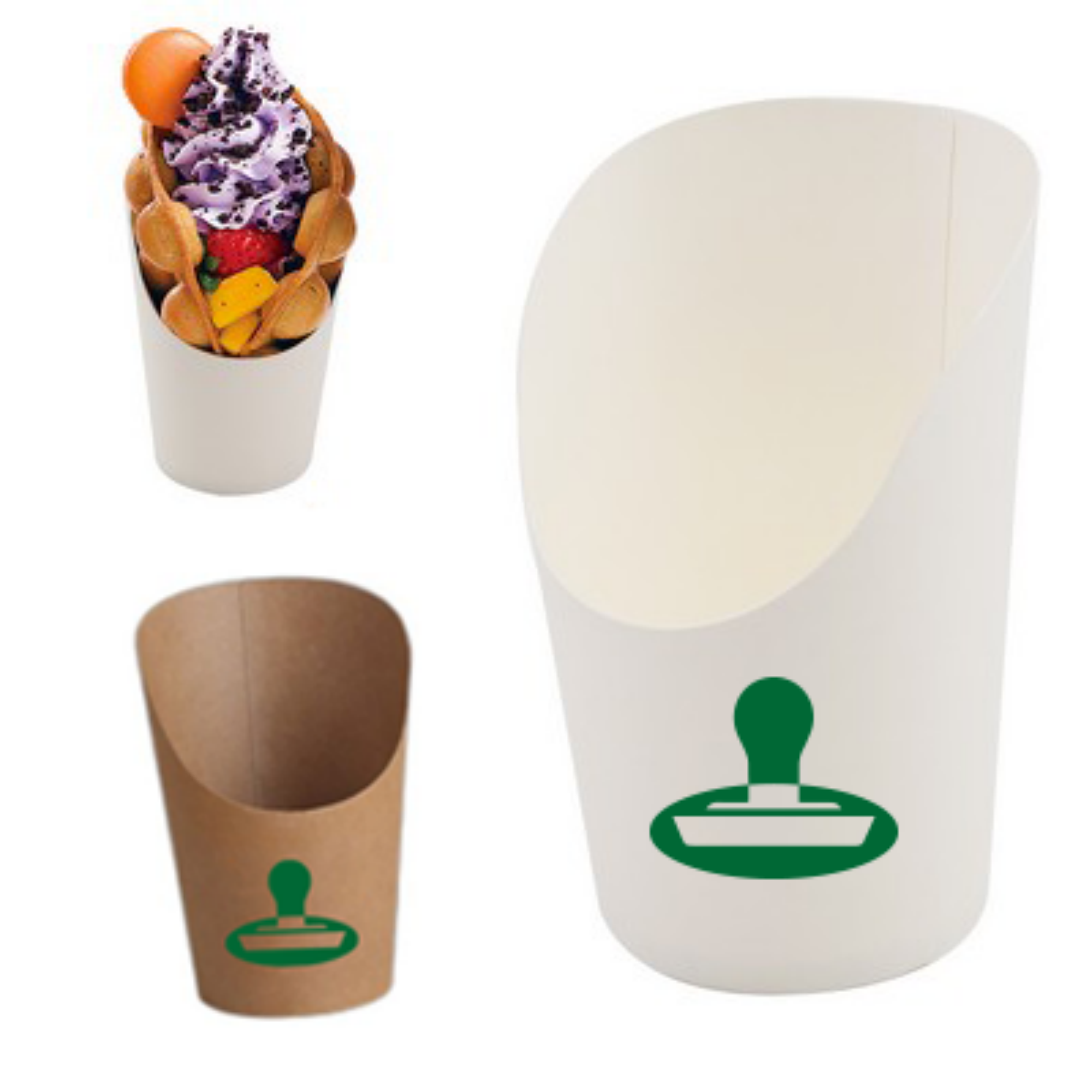 14Oz French Fries Ice Cream Packaging Box 2