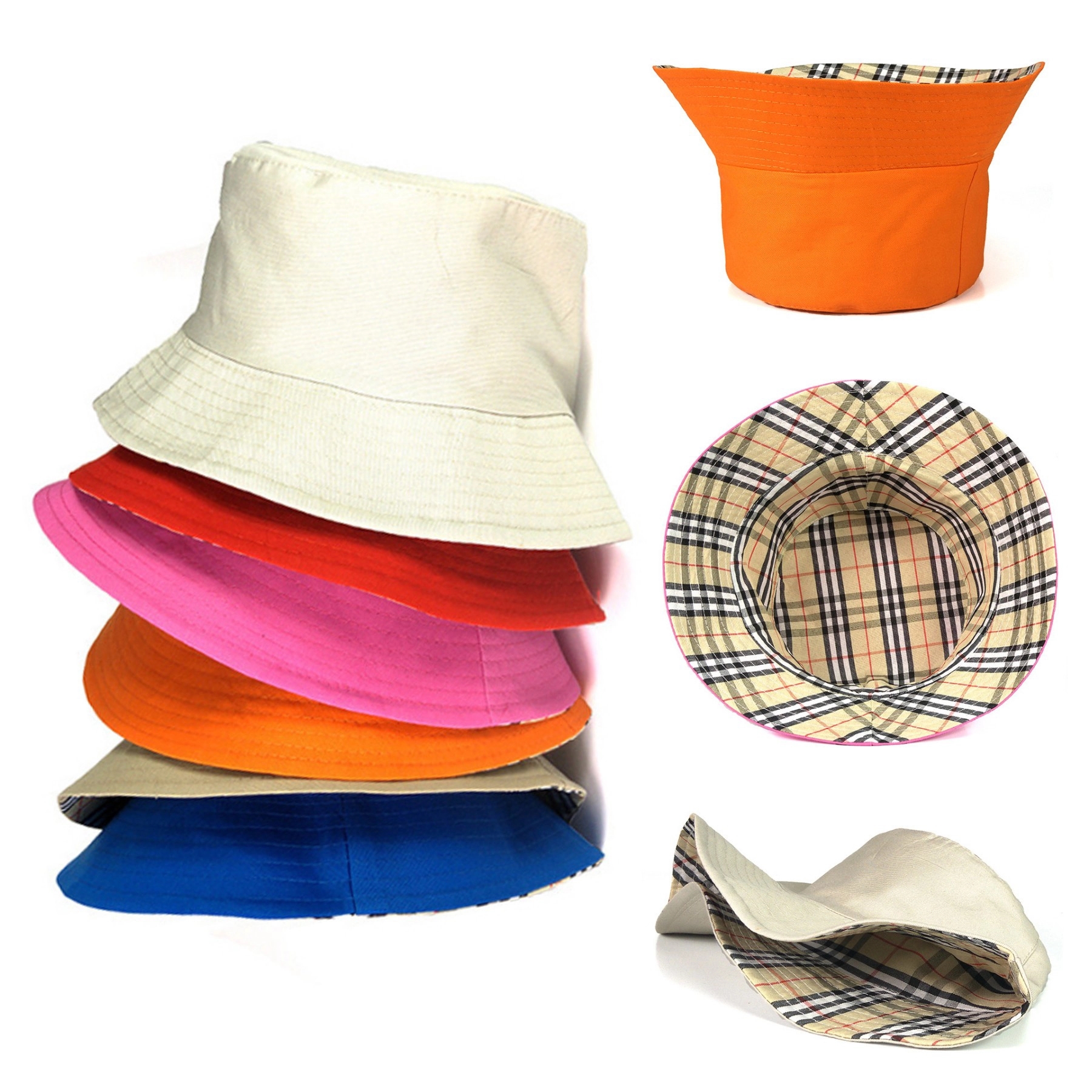 MOQ50Pcs Cotton Fisherman Bucket Sun Hat 1