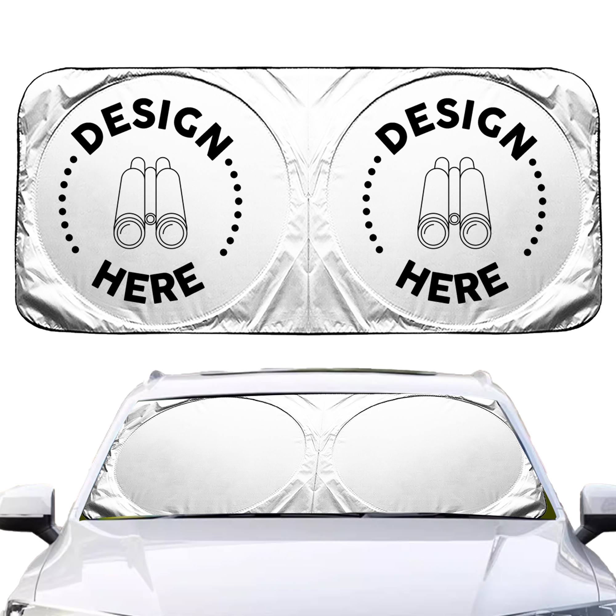 Car Sunshade with Custom Design for Windshield 3