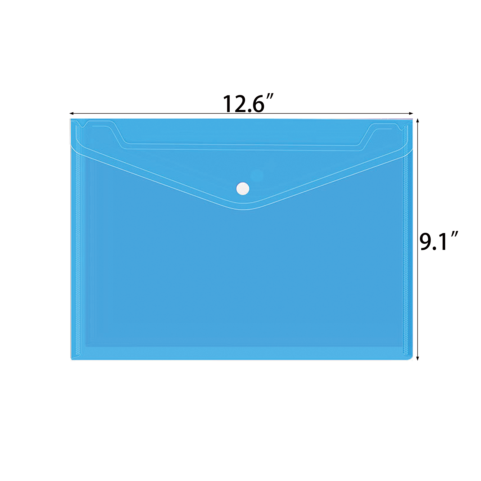 A4 Transparent PP File Bags 3