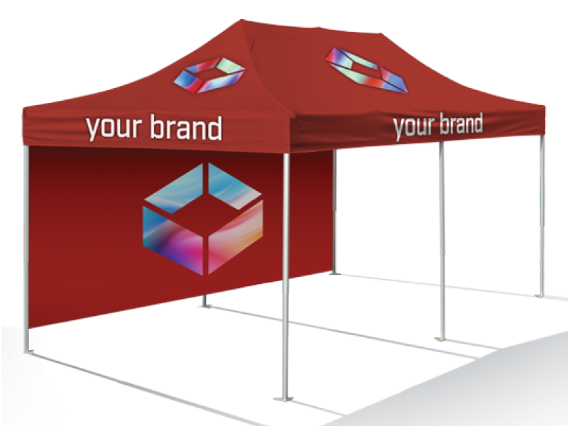 10'x20' Pro Package with Printed Top and Wall