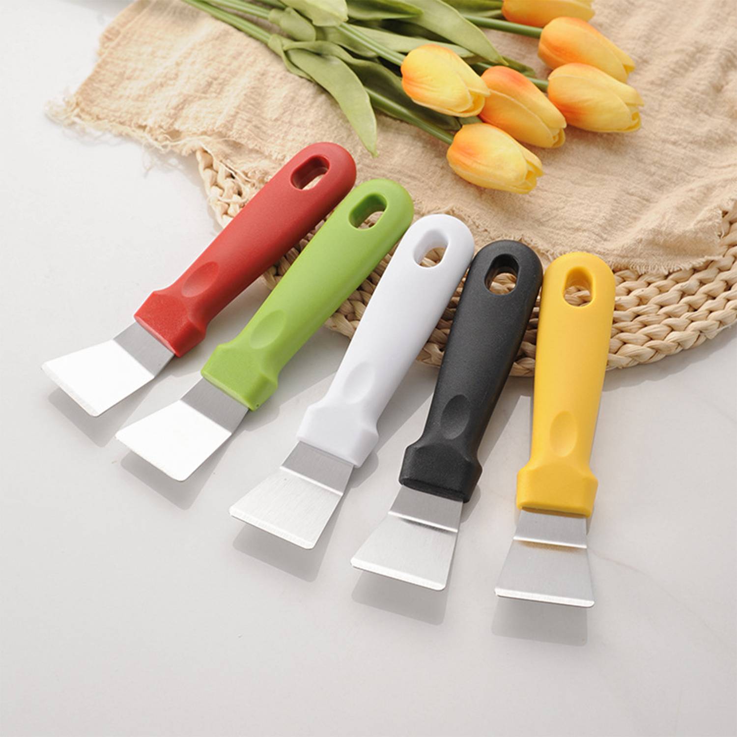 Defrost Kitchen Grease Cleaning Stainless Steel Spatula 2